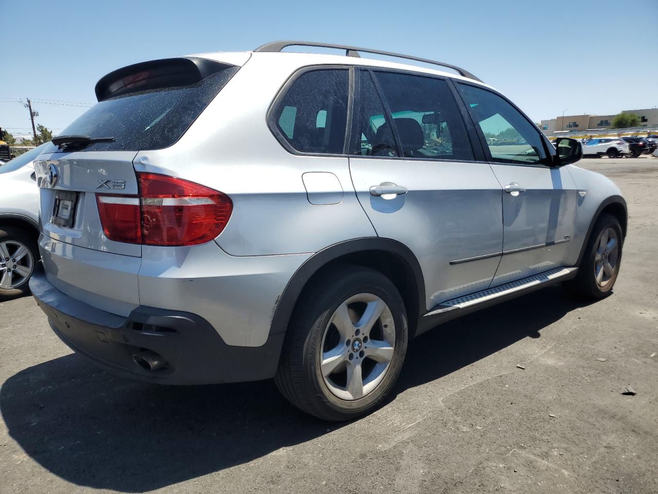 2008 Bmw X5 3.0i Silver vin: 5UXFE43508L006349