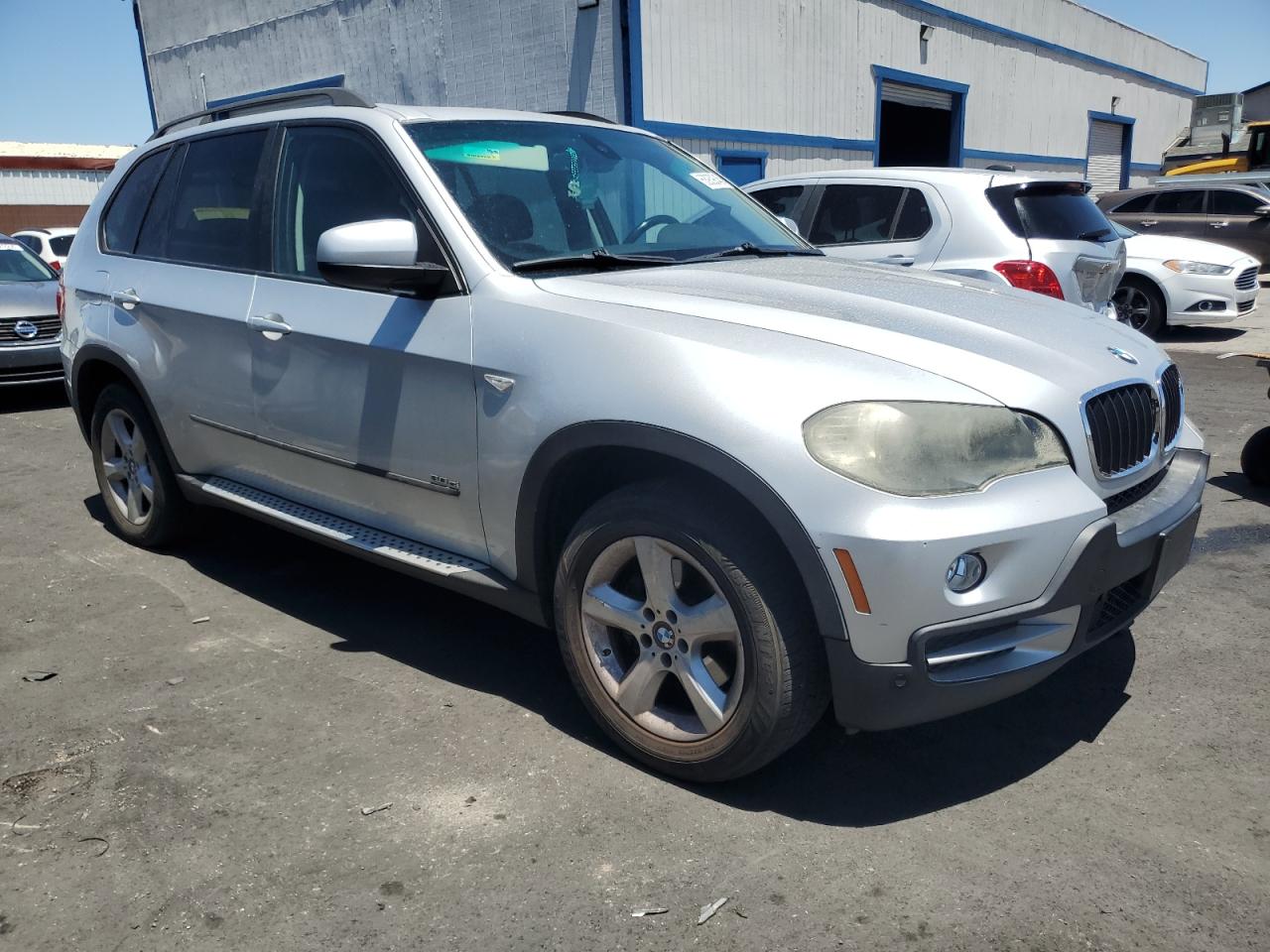 2008 Bmw X5 3.0i Silver vin: 5UXFE43508L006349
