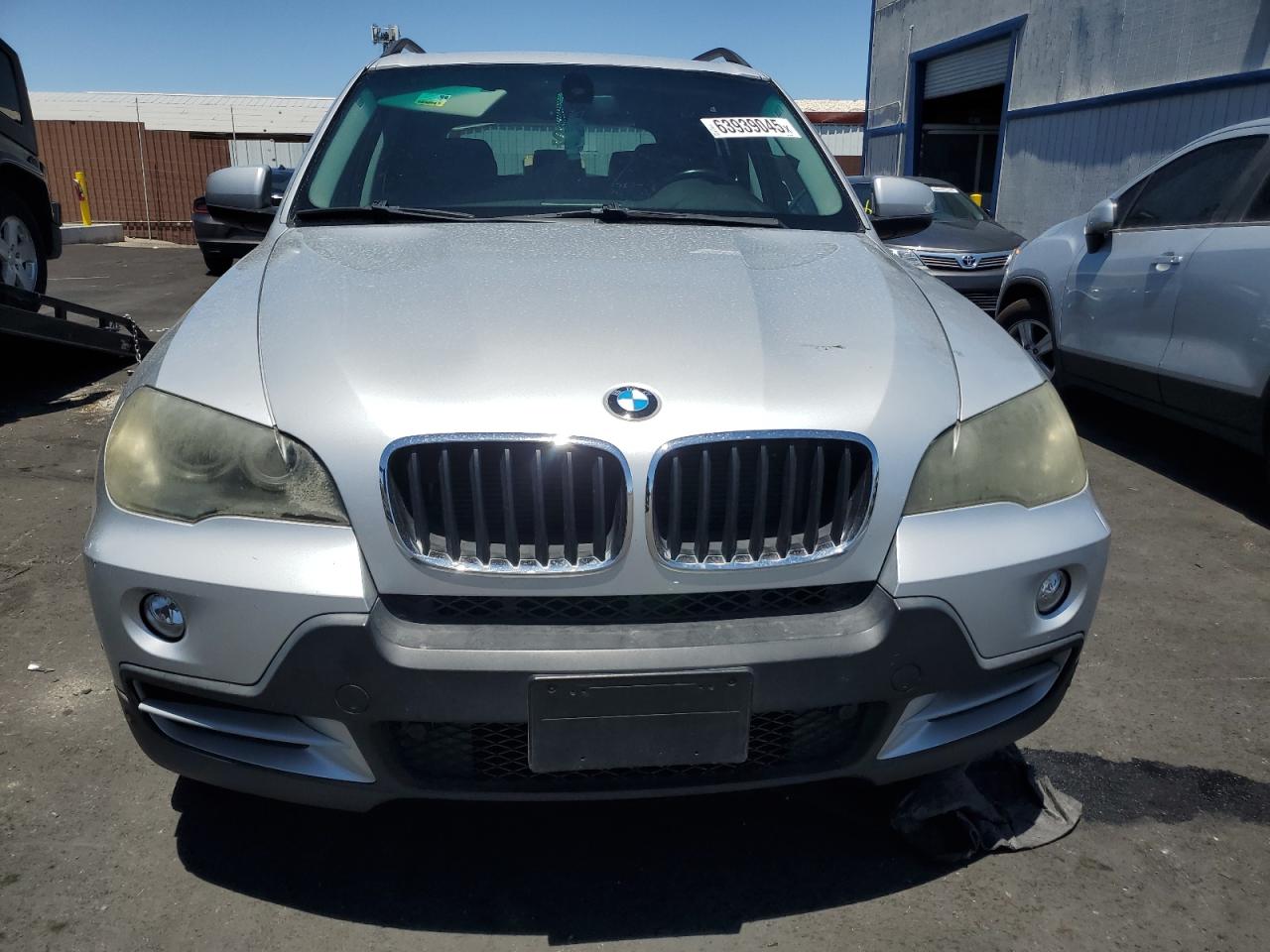 2008 Bmw X5 3.0i Silver vin: 5UXFE43508L006349