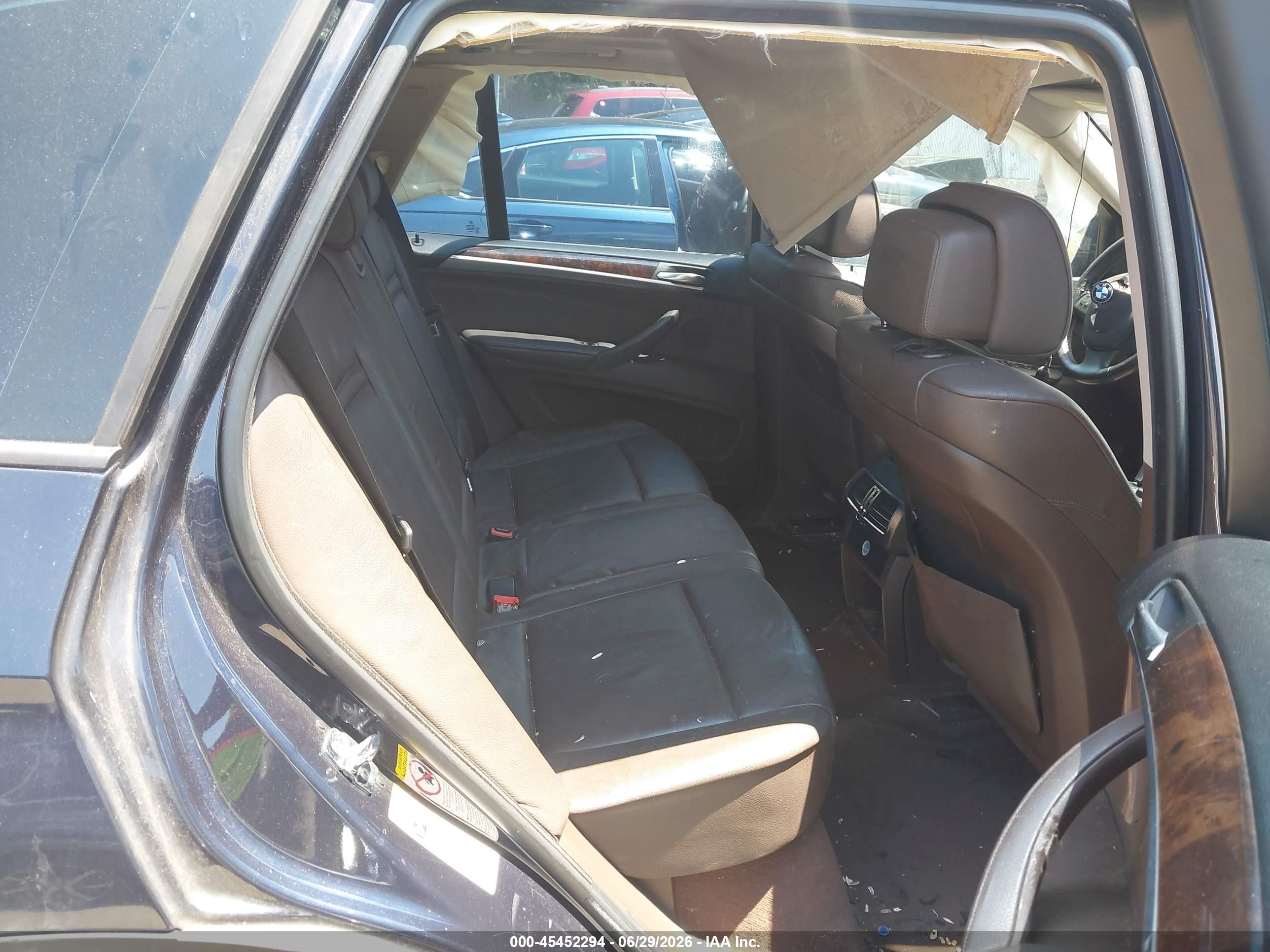 2008 Bmw X5 3.0si Black vin: 5UXFE43508L007372