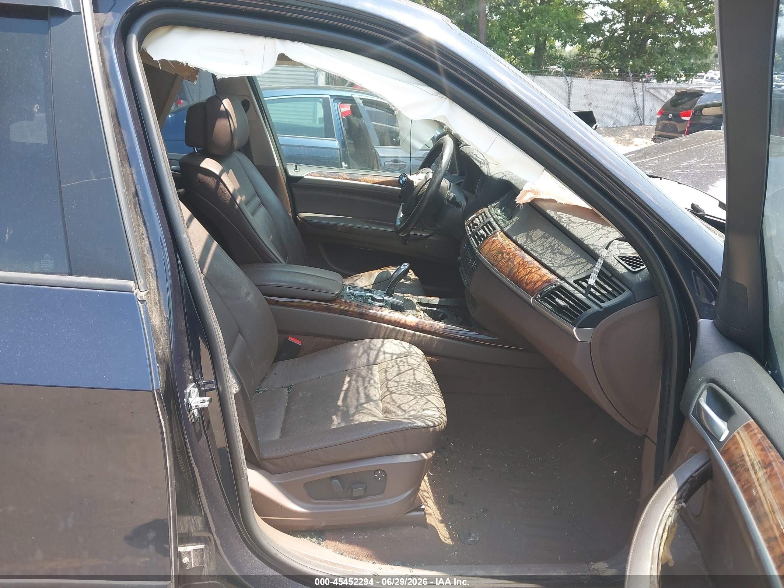 2008 Bmw X5 3.0si Black vin: 5UXFE43508L007372