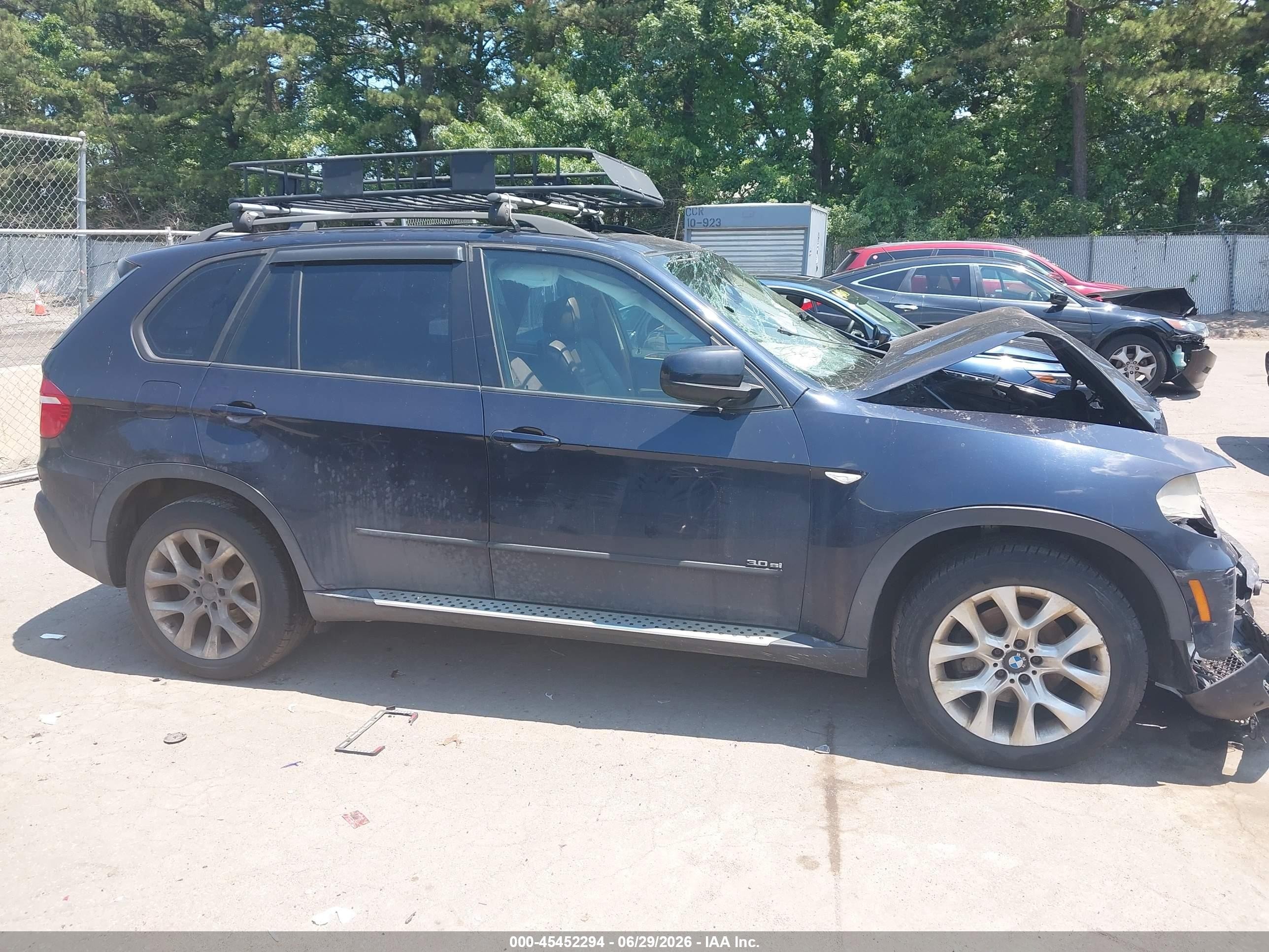 2008 Bmw X5 3.0si Black vin: 5UXFE43508L007372