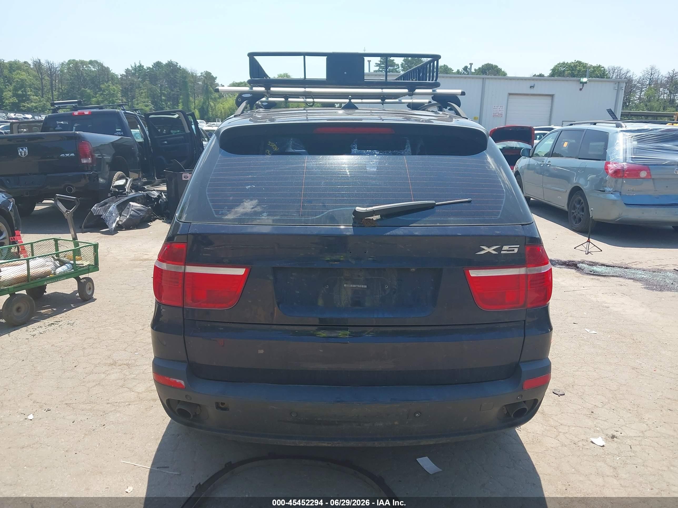 2008 Bmw X5 3.0si Black vin: 5UXFE43508L007372