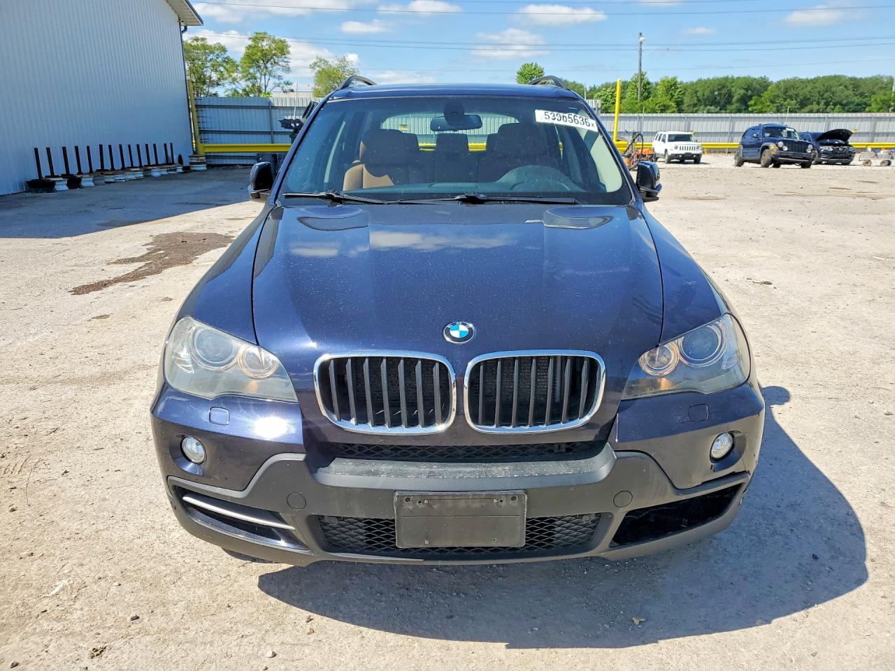 2008 Bmw X5 3.0i Black vin: 5UXFE43508L027993