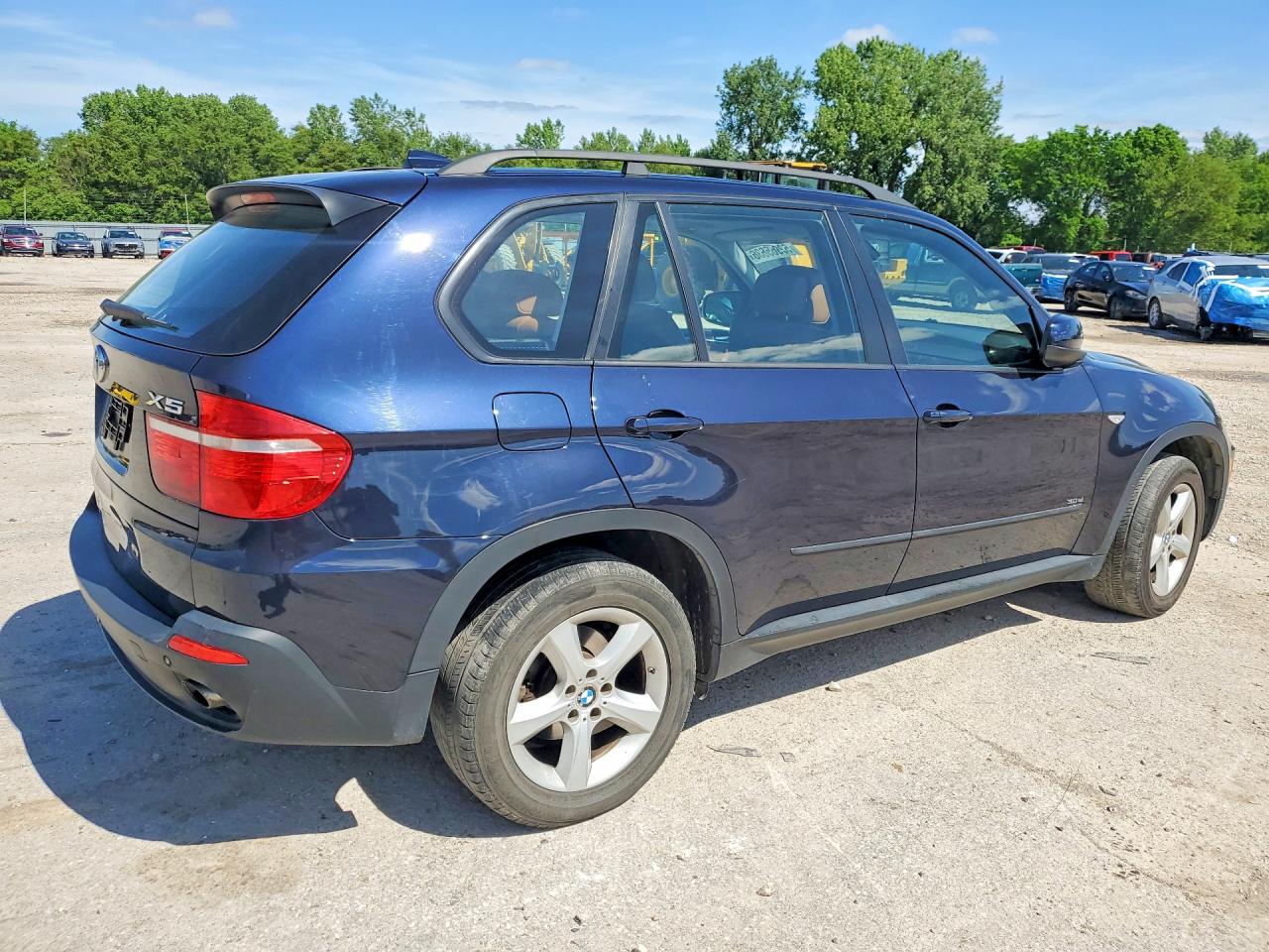 2008 Bmw X5 3.0i Black vin: 5UXFE43508L027993