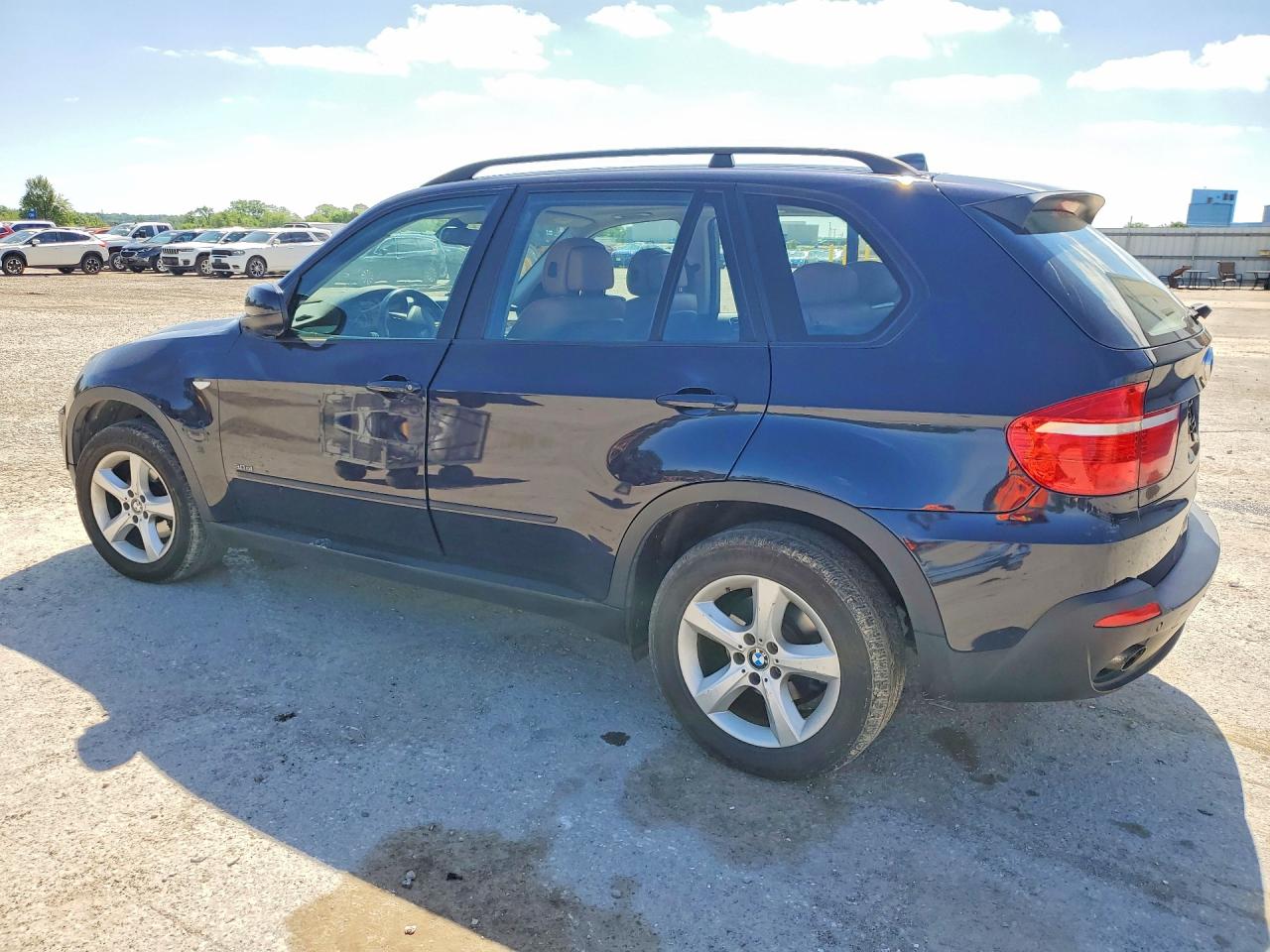 2008 Bmw X5 3.0i Black vin: 5UXFE43508L027993