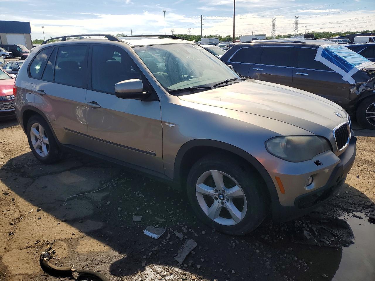 2008 Bmw X5 3.0i Tan vin: 5UXFE43508L033051