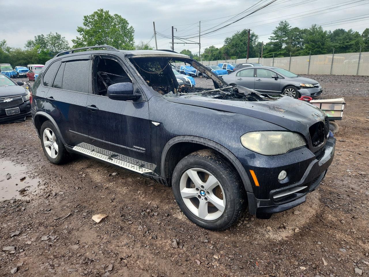2009 Bmw X5 Xdrive30i Black vin: 5UXFE43509L273881