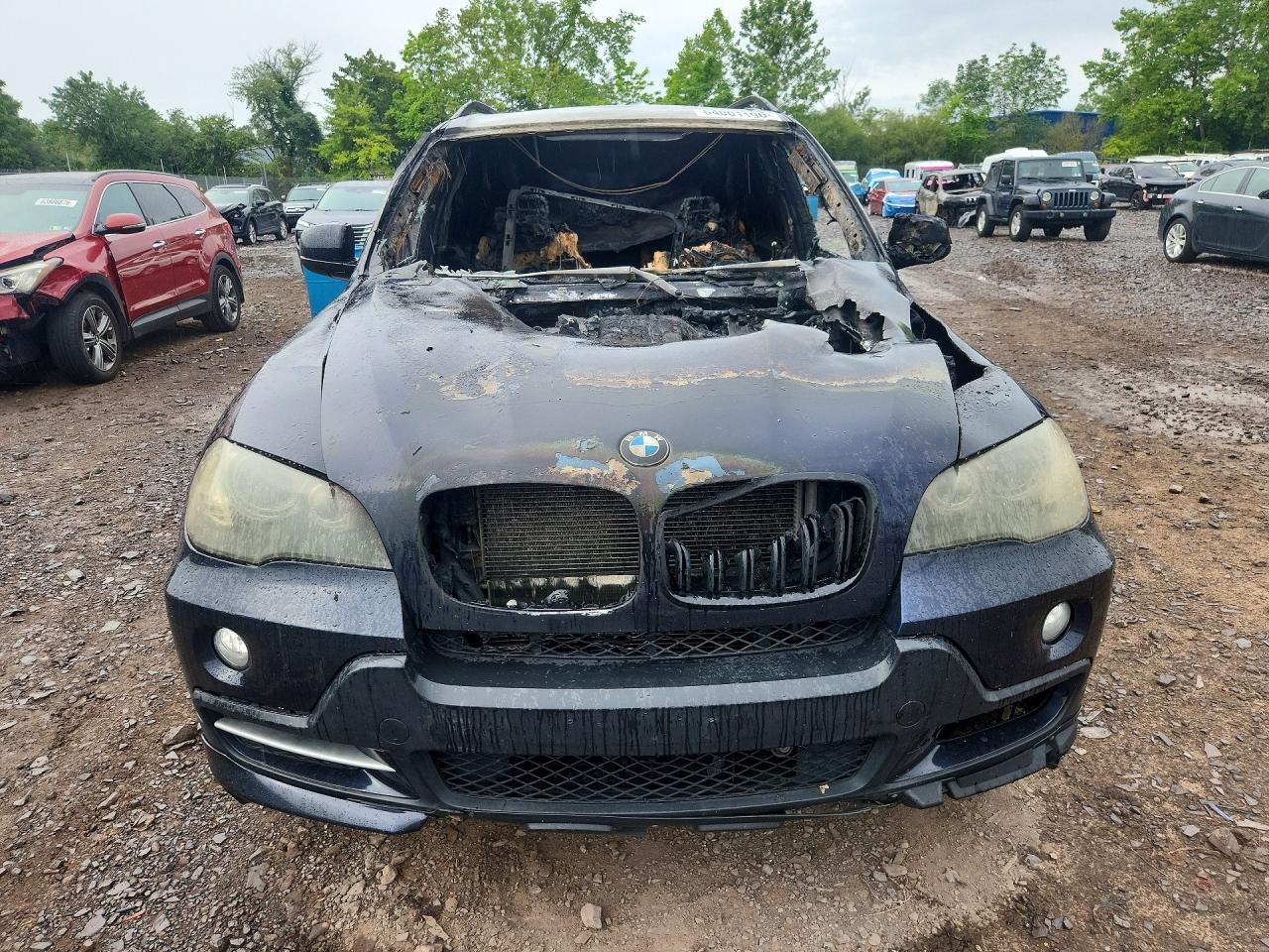 2009 Bmw X5 Xdrive30i Black vin: 5UXFE43509L273881
