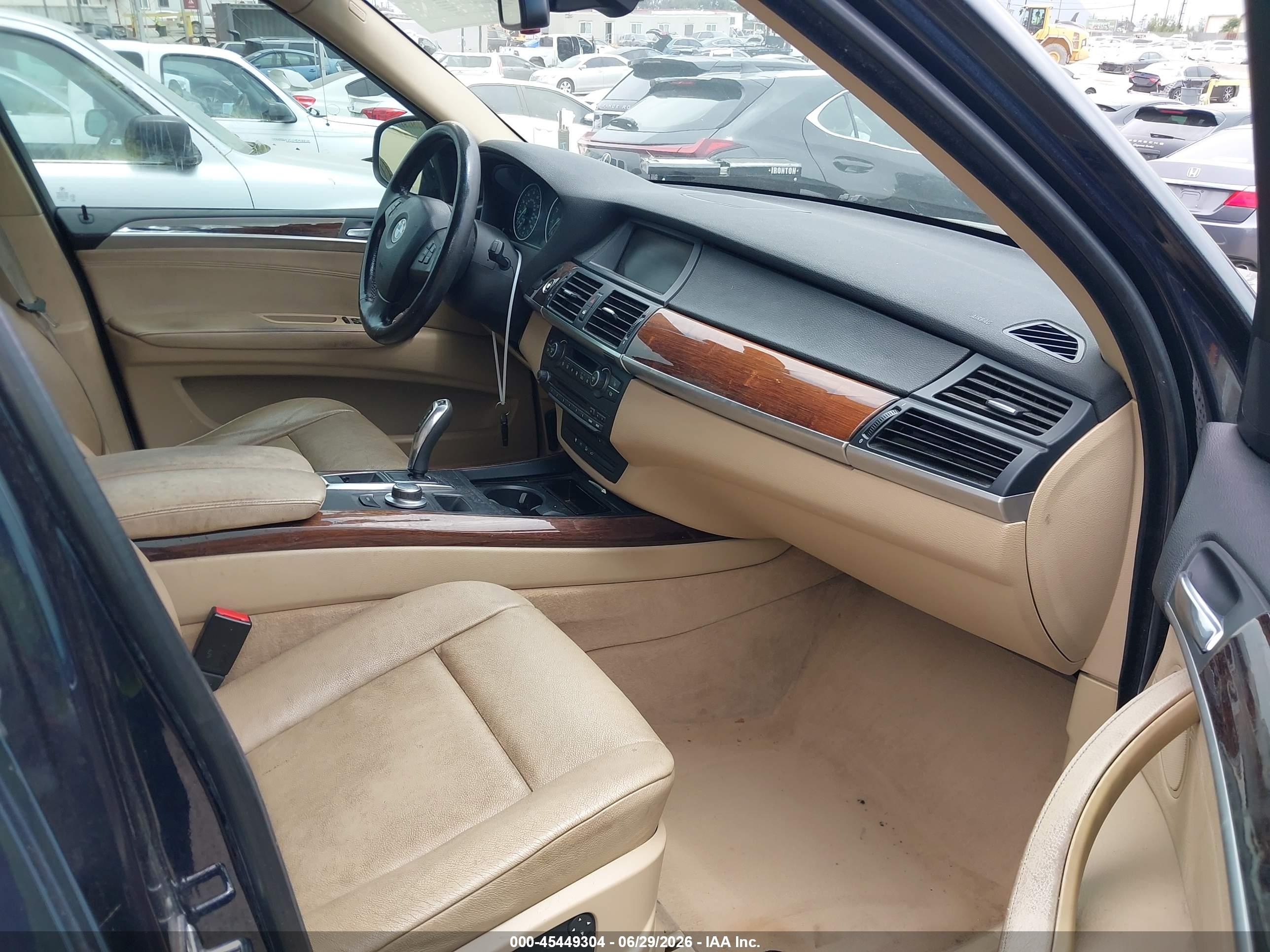 2007 Bmw X5 3.0si Dark Blue vin: 5UXFE43517L011073