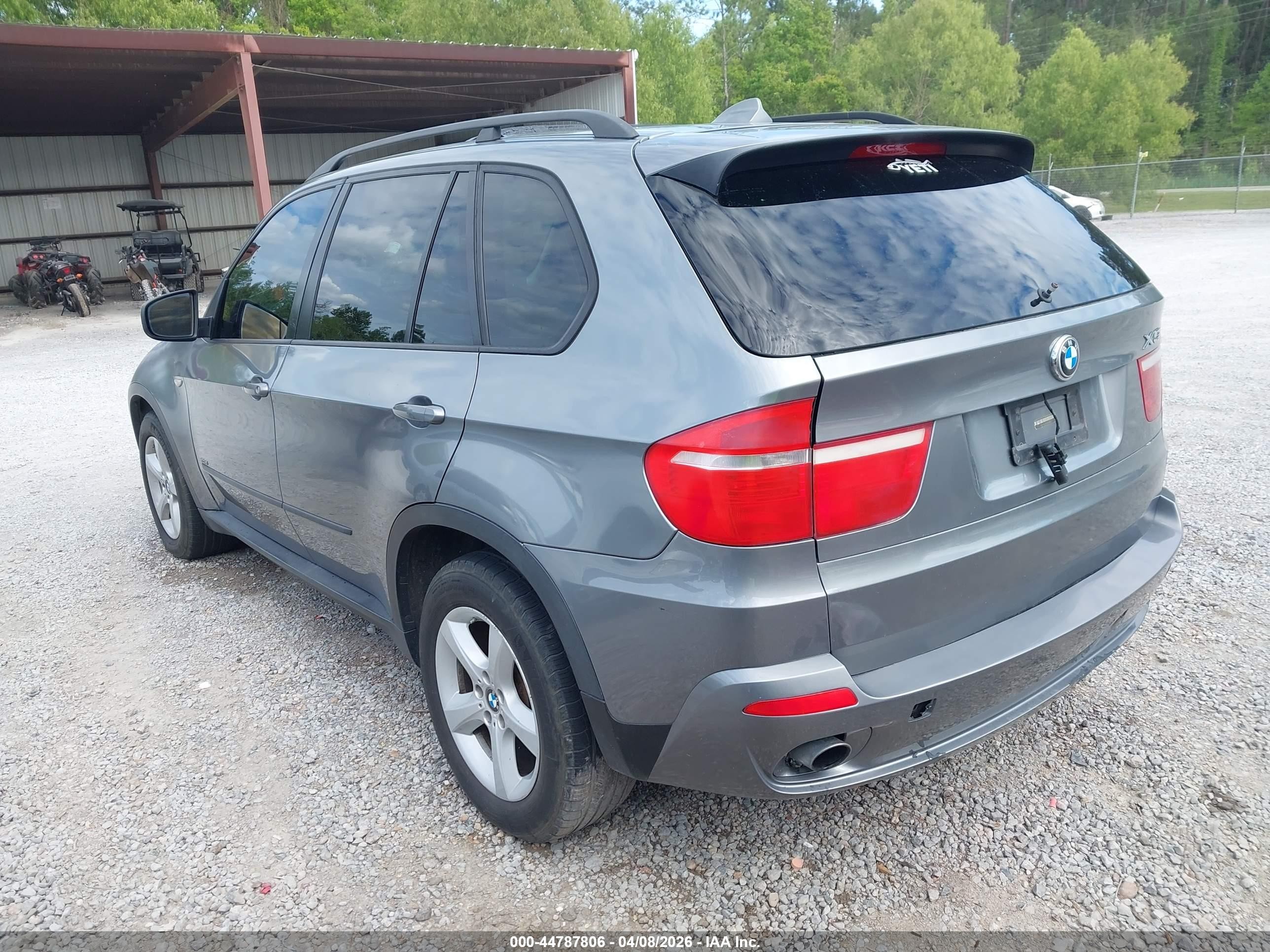 2008 Bmw X5 3.0si Gray vin: 5UXFE43518L008837