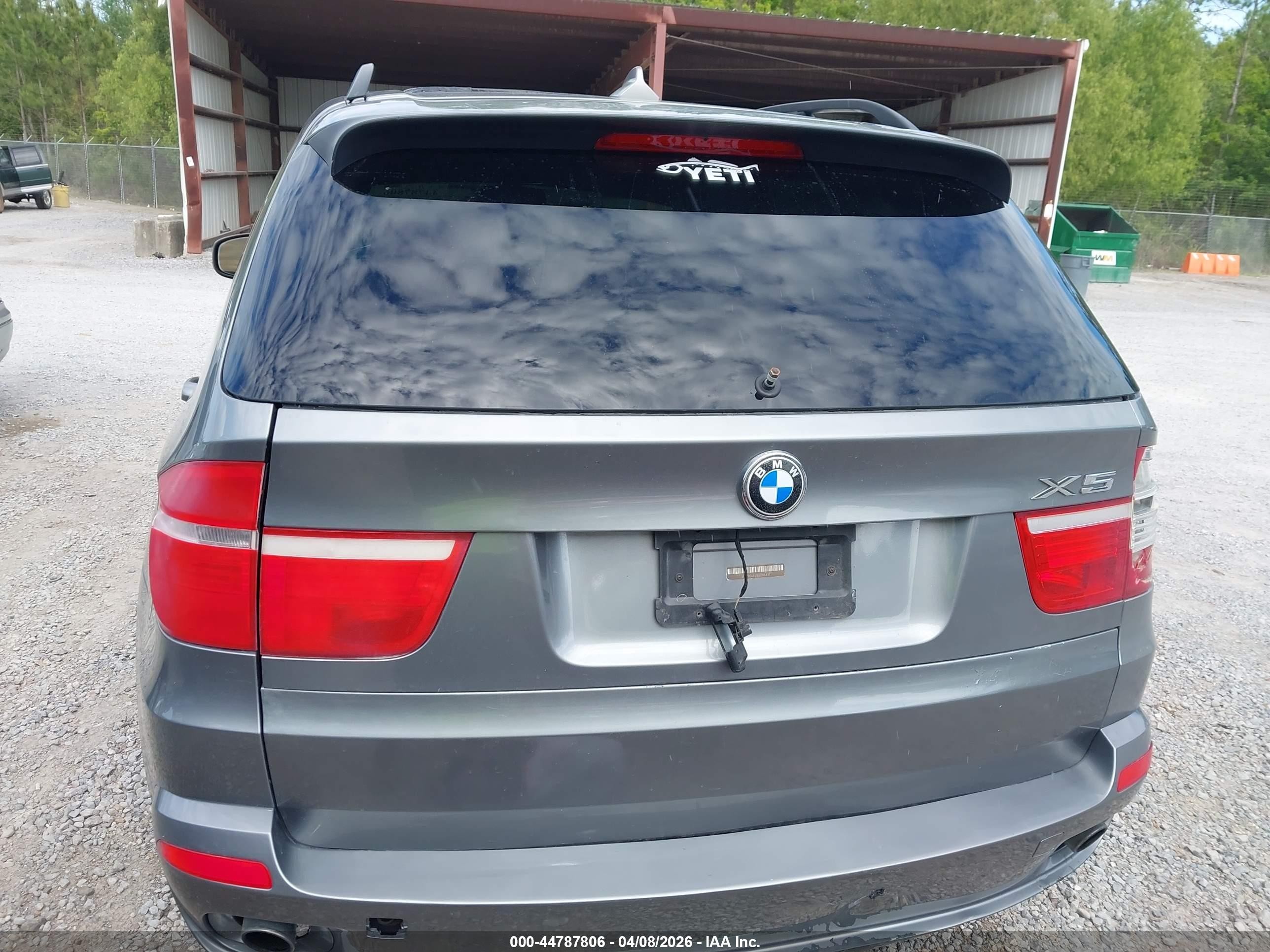 2008 Bmw X5 3.0si Gray vin: 5UXFE43518L008837