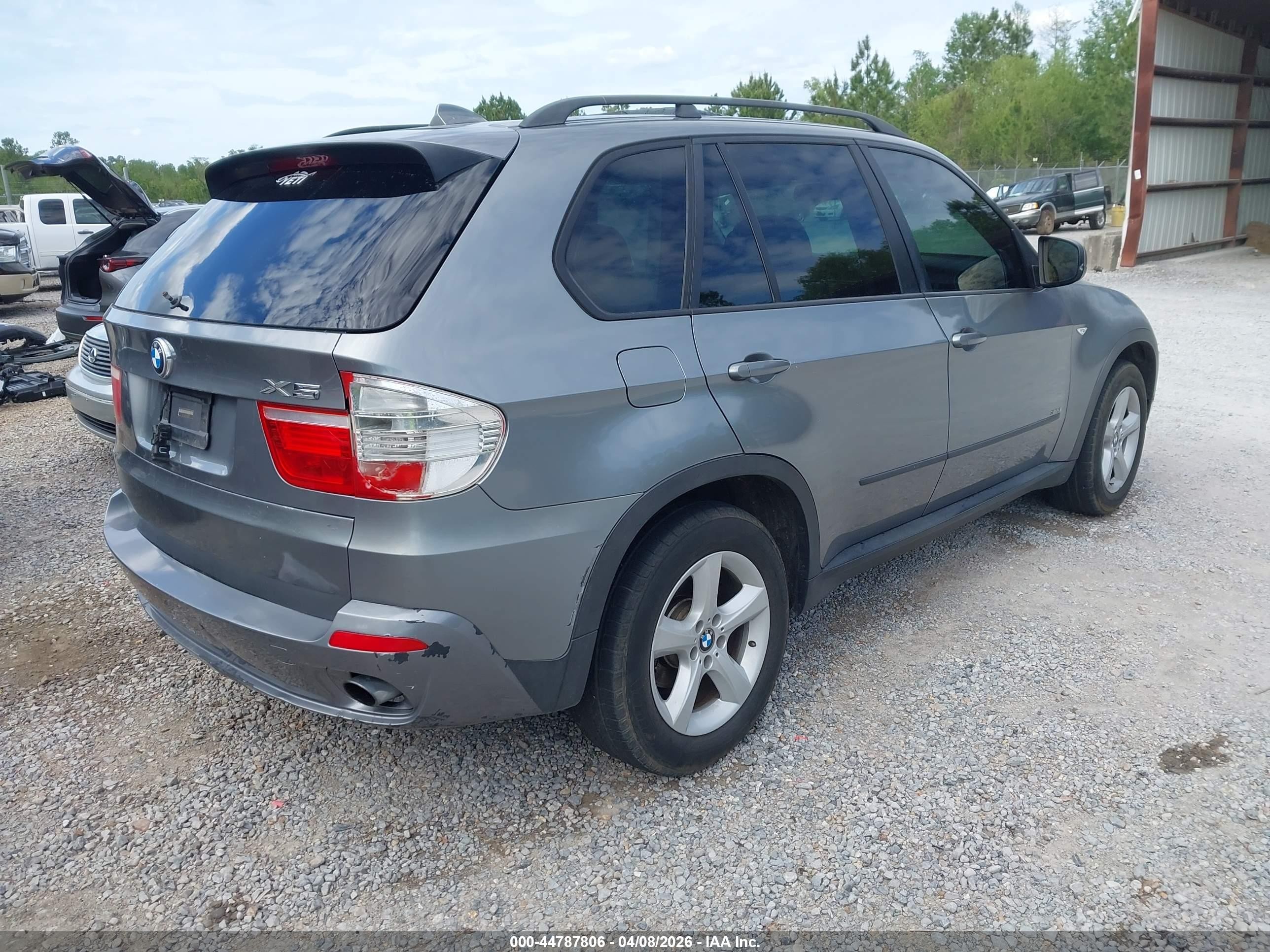 2008 Bmw X5 3.0si Gray vin: 5UXFE43518L008837