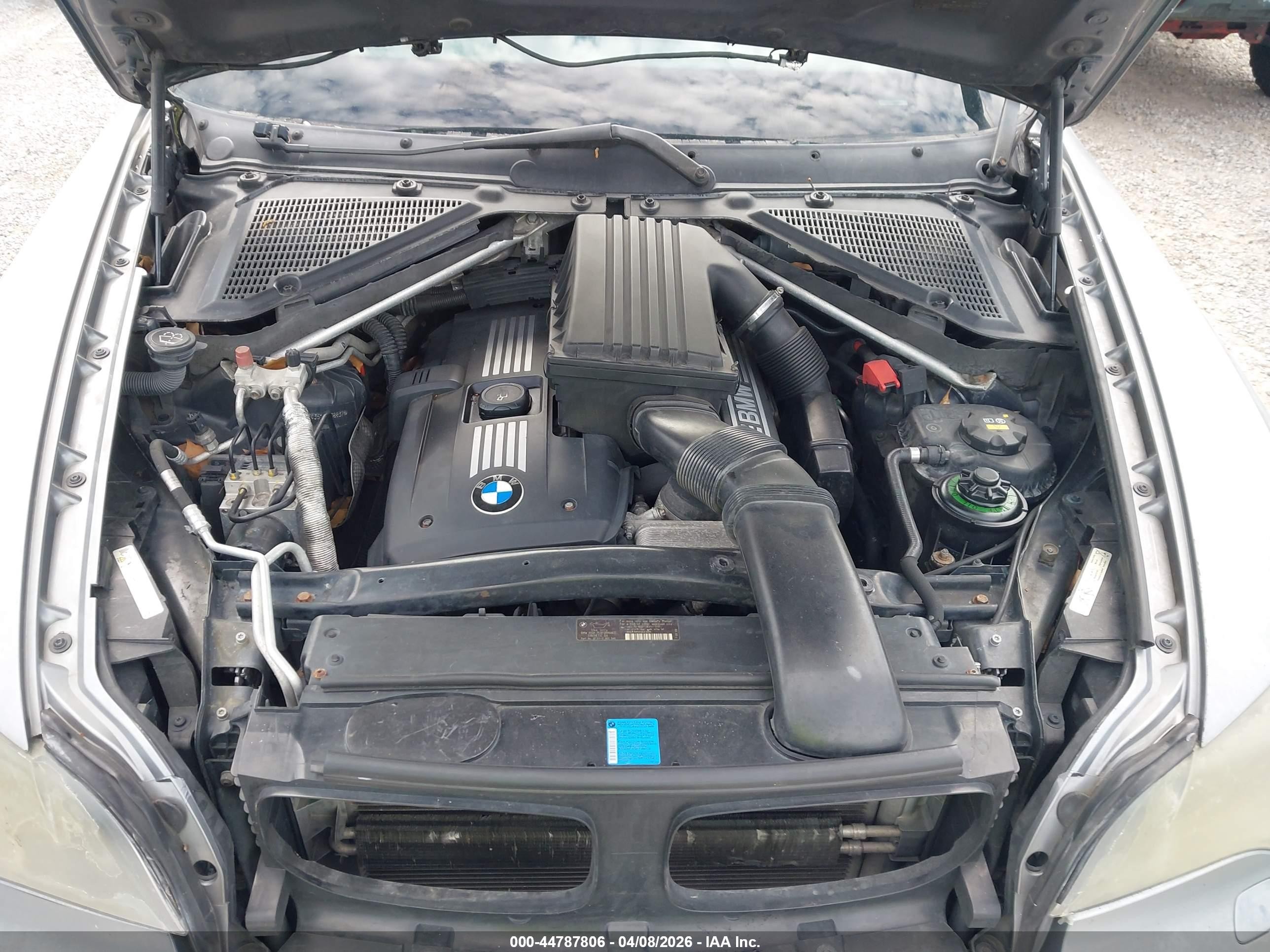 2008 Bmw X5 3.0si Gray vin: 5UXFE43518L008837