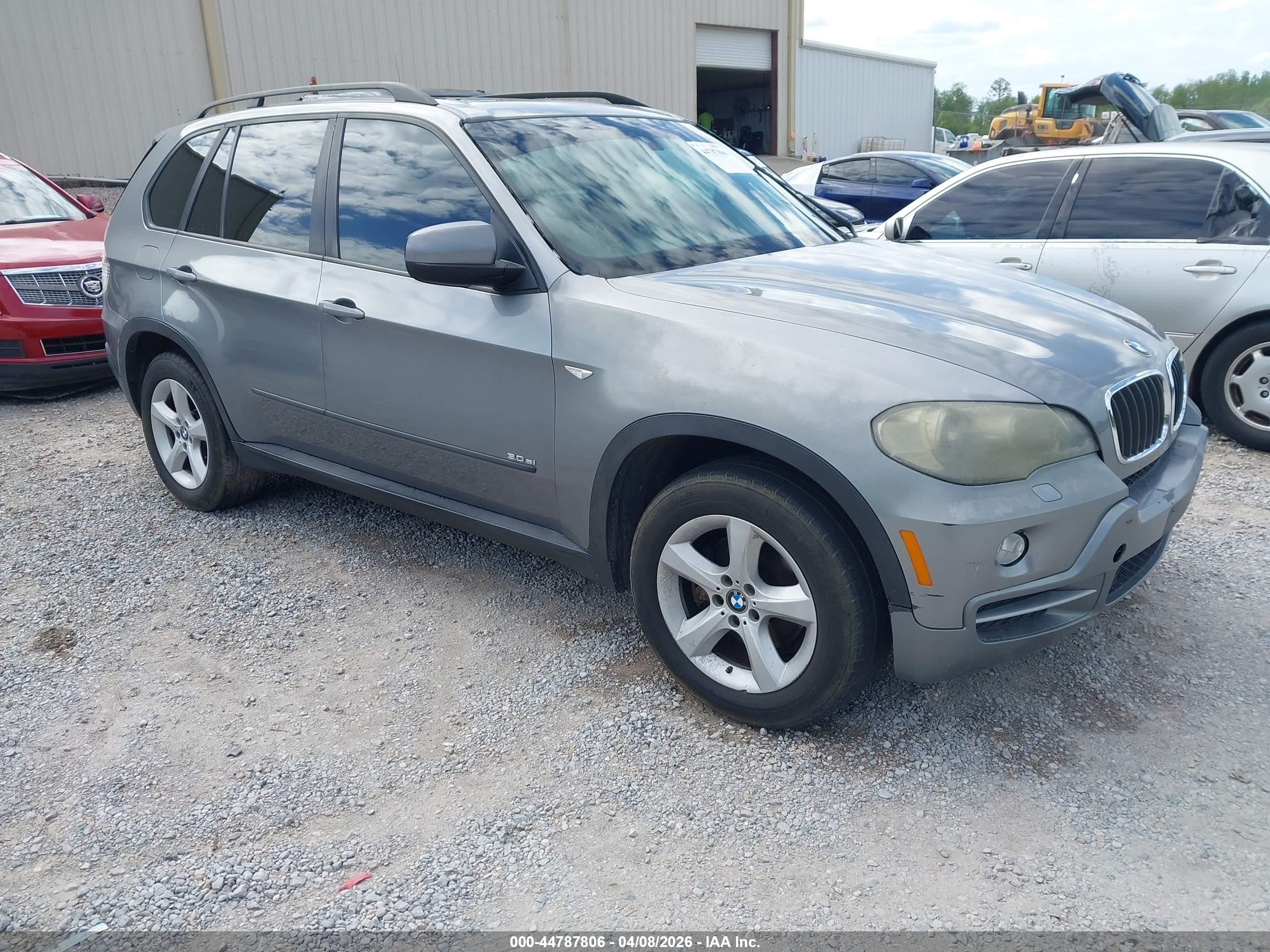 2008 Bmw X5 3.0si Серый vin: 5UXFE43518L008837