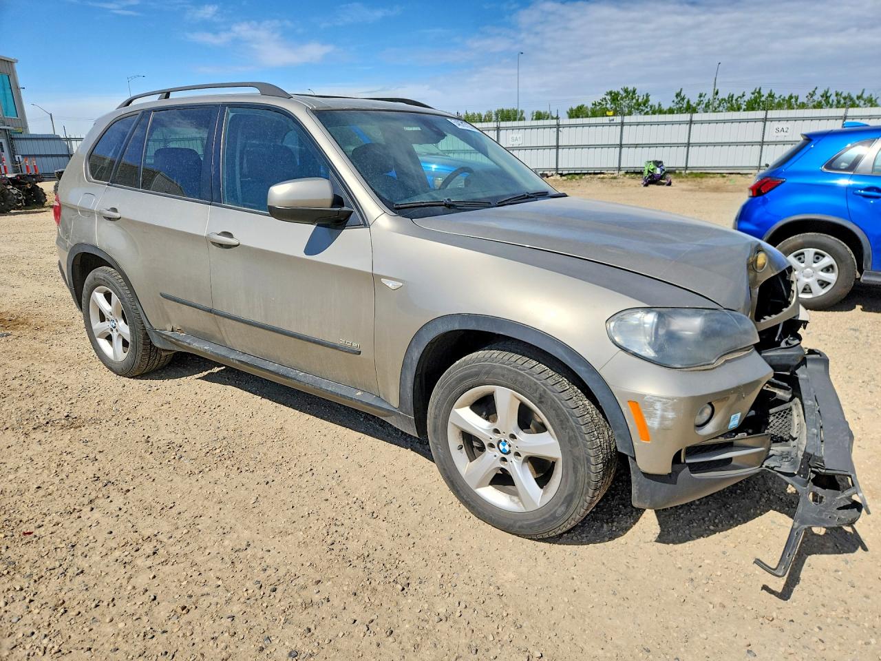 2008 Bmw X5 3.0i Бежевый vin: 5UXFE43518L022608