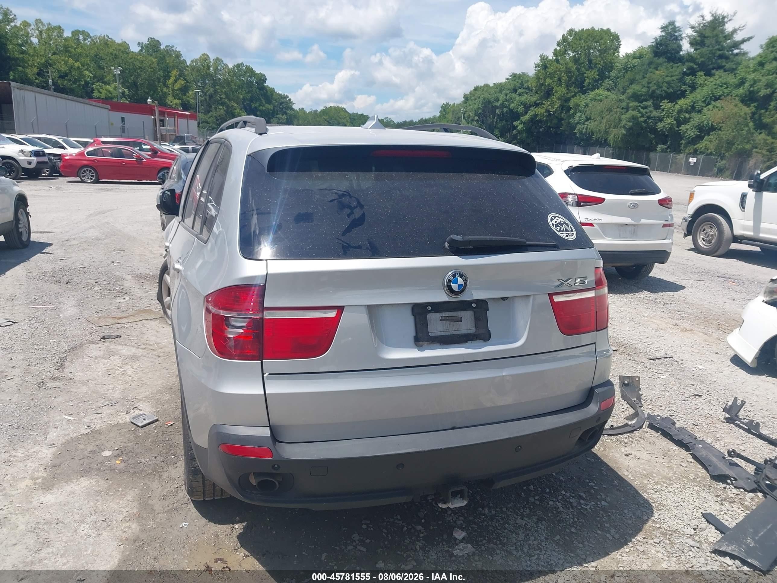 2008 Bmw X5 3.0si Silver vin: 5UXFE43518L029249