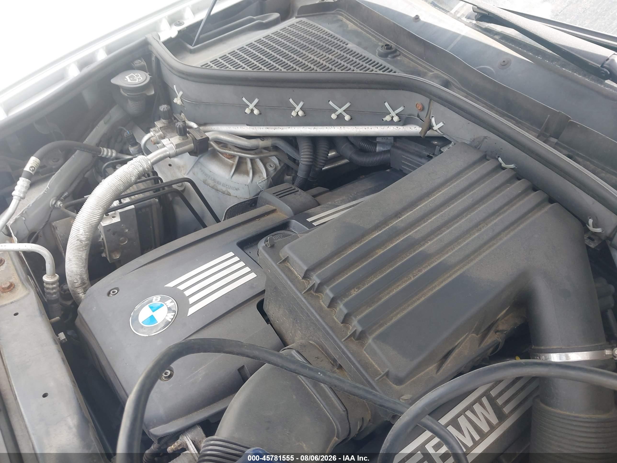 2008 Bmw X5 3.0si Silver vin: 5UXFE43518L029249
