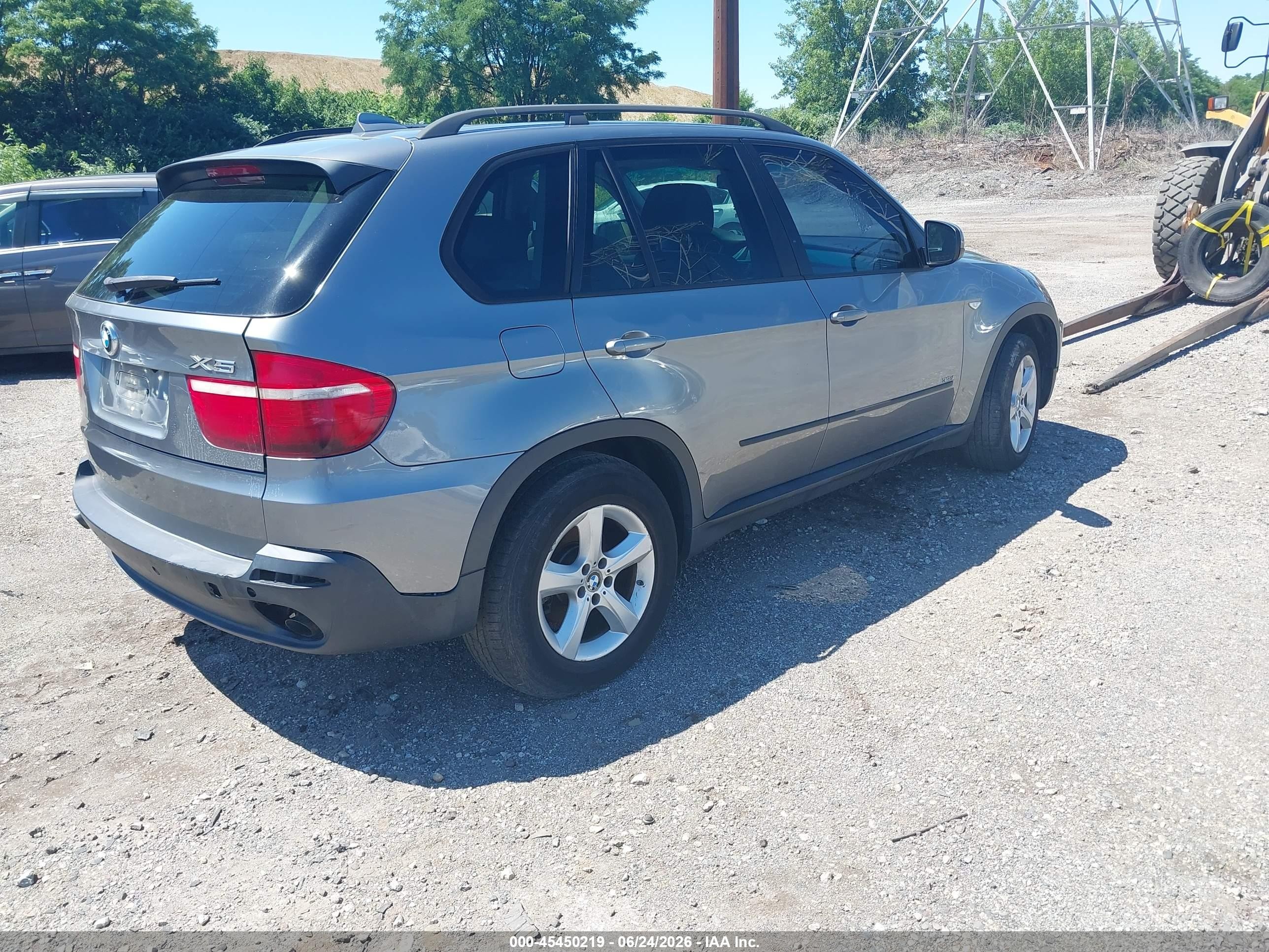 2007 Bmw X5 3.0si Gray vin: 5UXFE43527L011504
