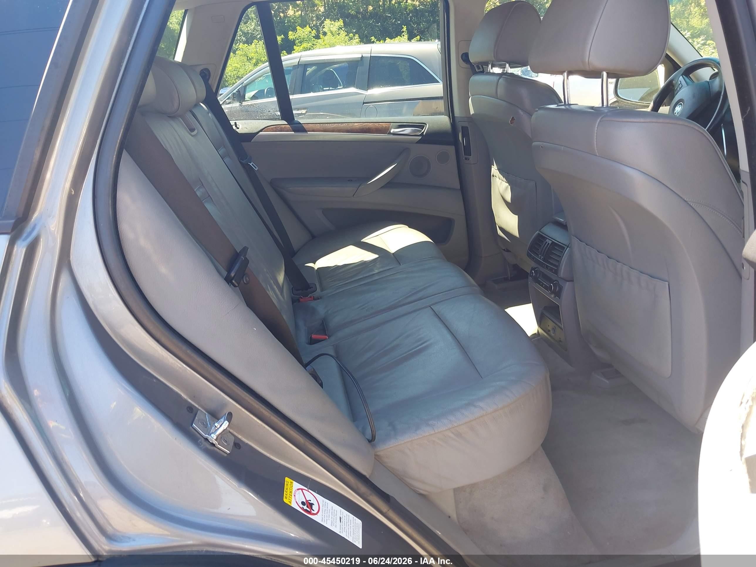 2007 Bmw X5 3.0si Gray vin: 5UXFE43527L011504