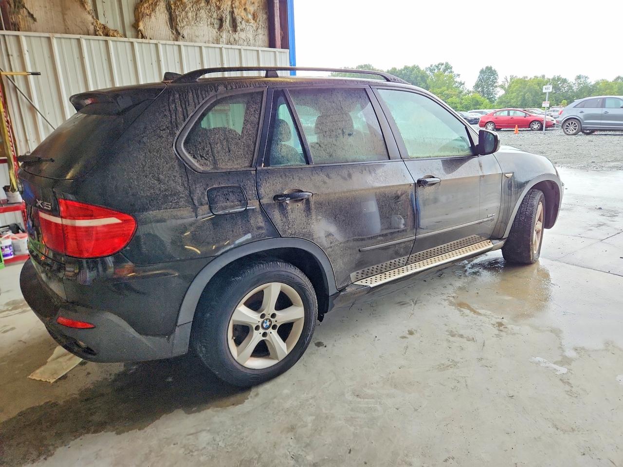 2008 Bmw X5 3.0i Black vin: 5UXFE43528L007809
