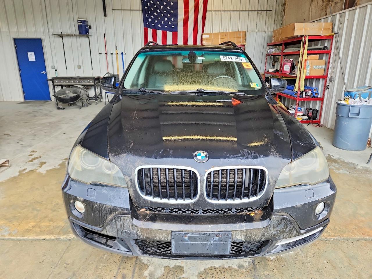 2008 Bmw X5 3.0i Black vin: 5UXFE43528L007809