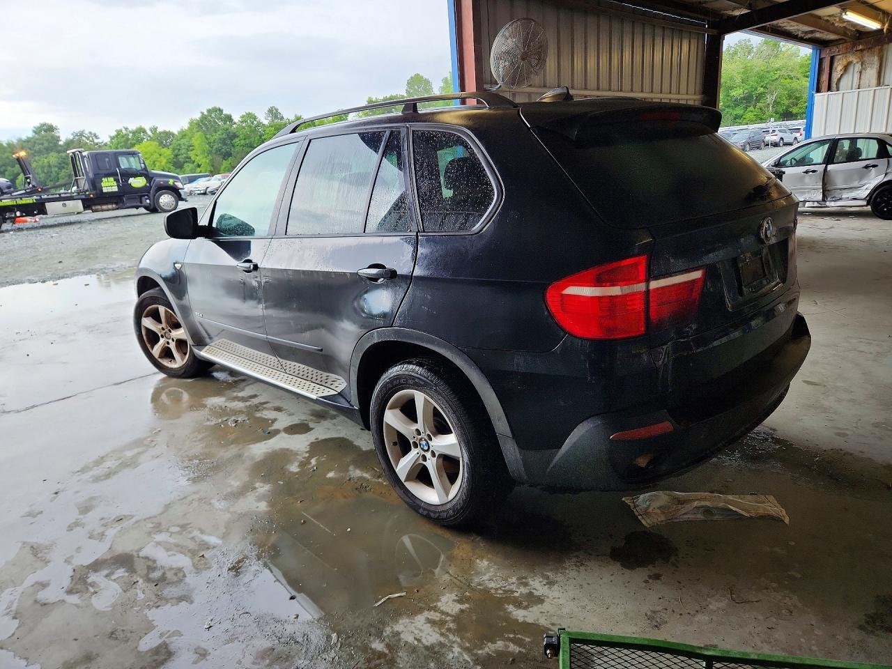 2008 Bmw X5 3.0i Black vin: 5UXFE43528L007809
