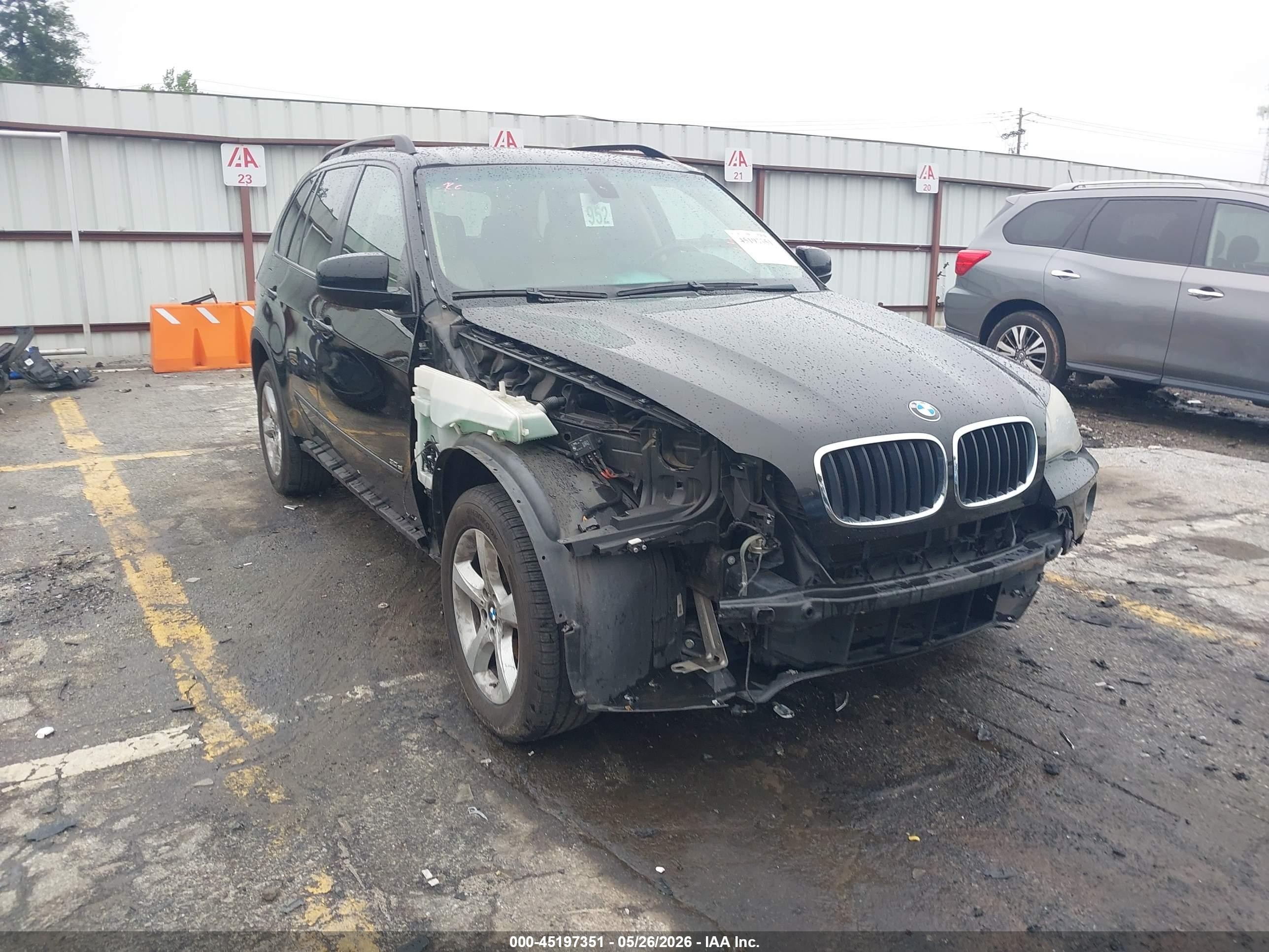 2008 Bmw X5 3.0si Black vin: 5UXFE43528L024058