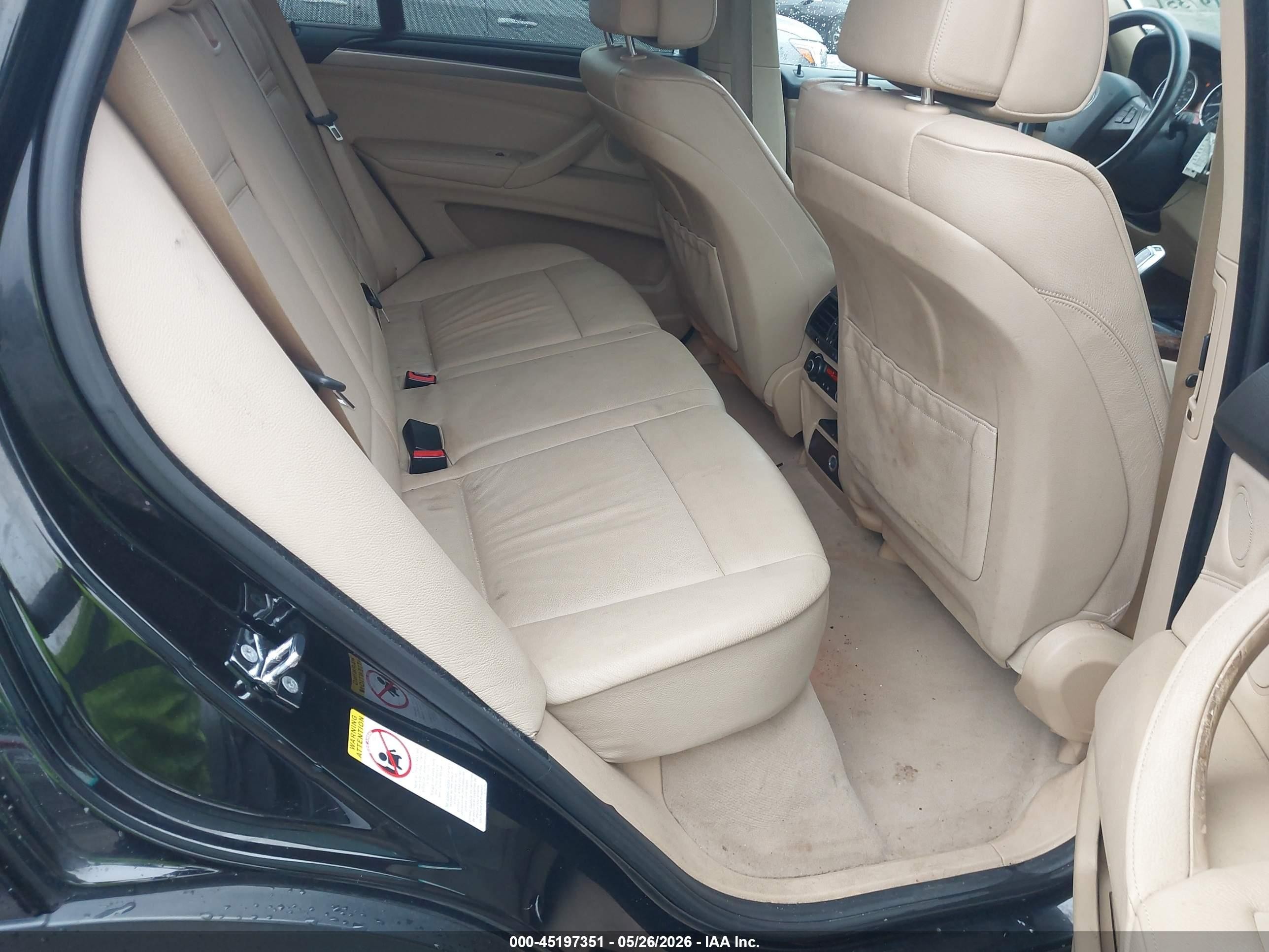 2008 Bmw X5 3.0si Black vin: 5UXFE43528L024058