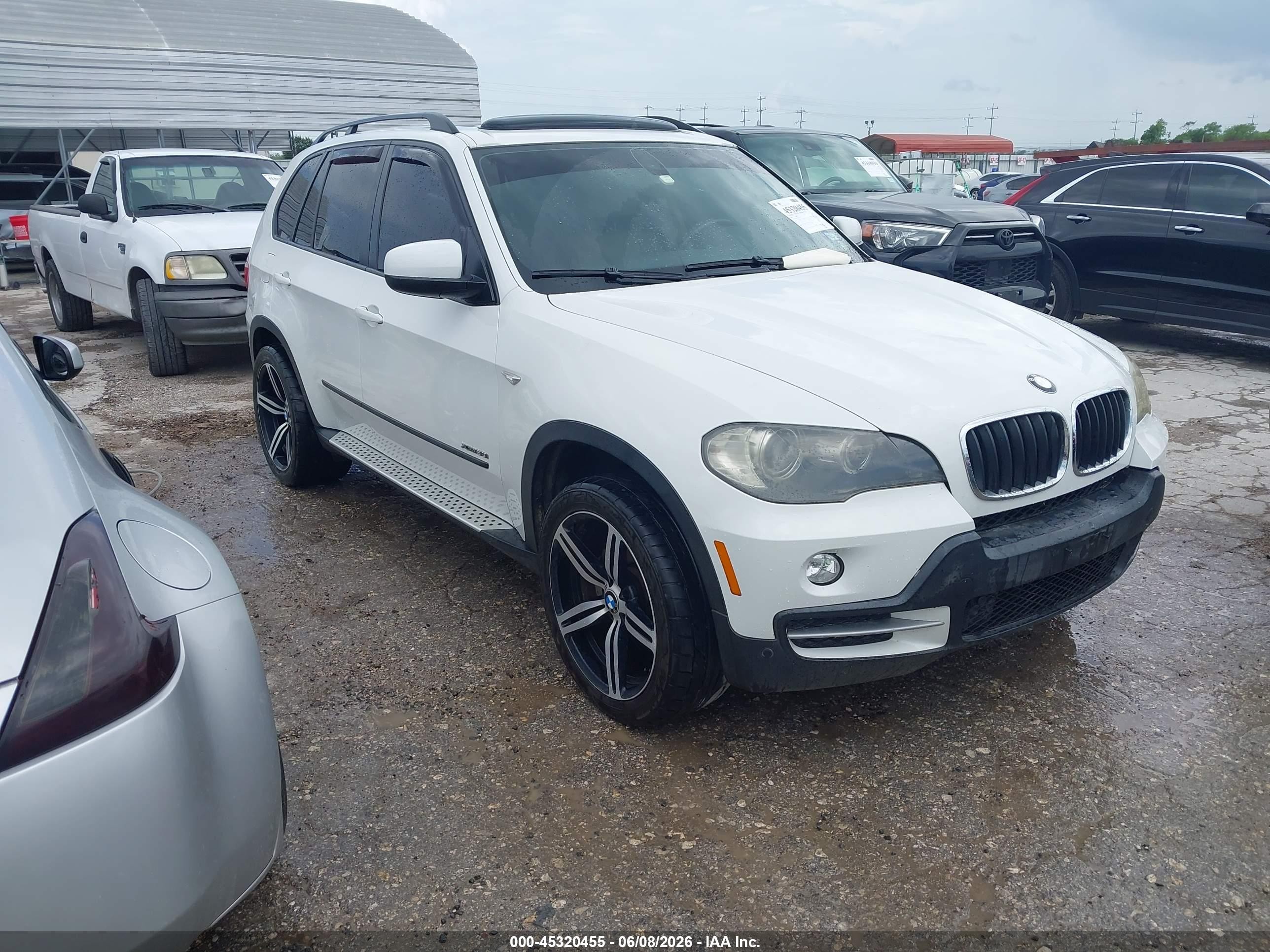 2009 Bmw X5 Xdrive30i White vin: 5UXFE43529L262753
