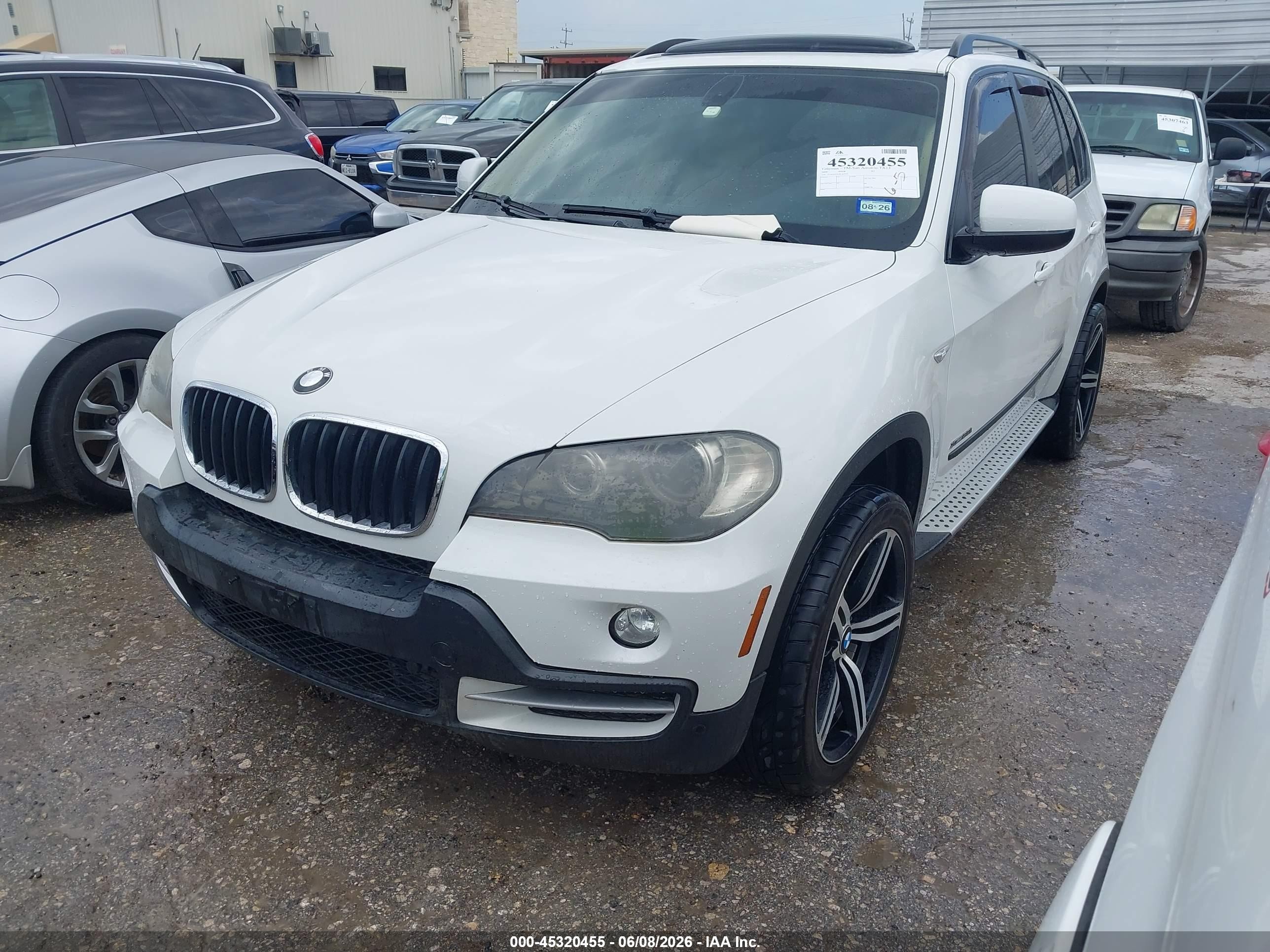 2009 Bmw X5 Xdrive30i White vin: 5UXFE43529L262753