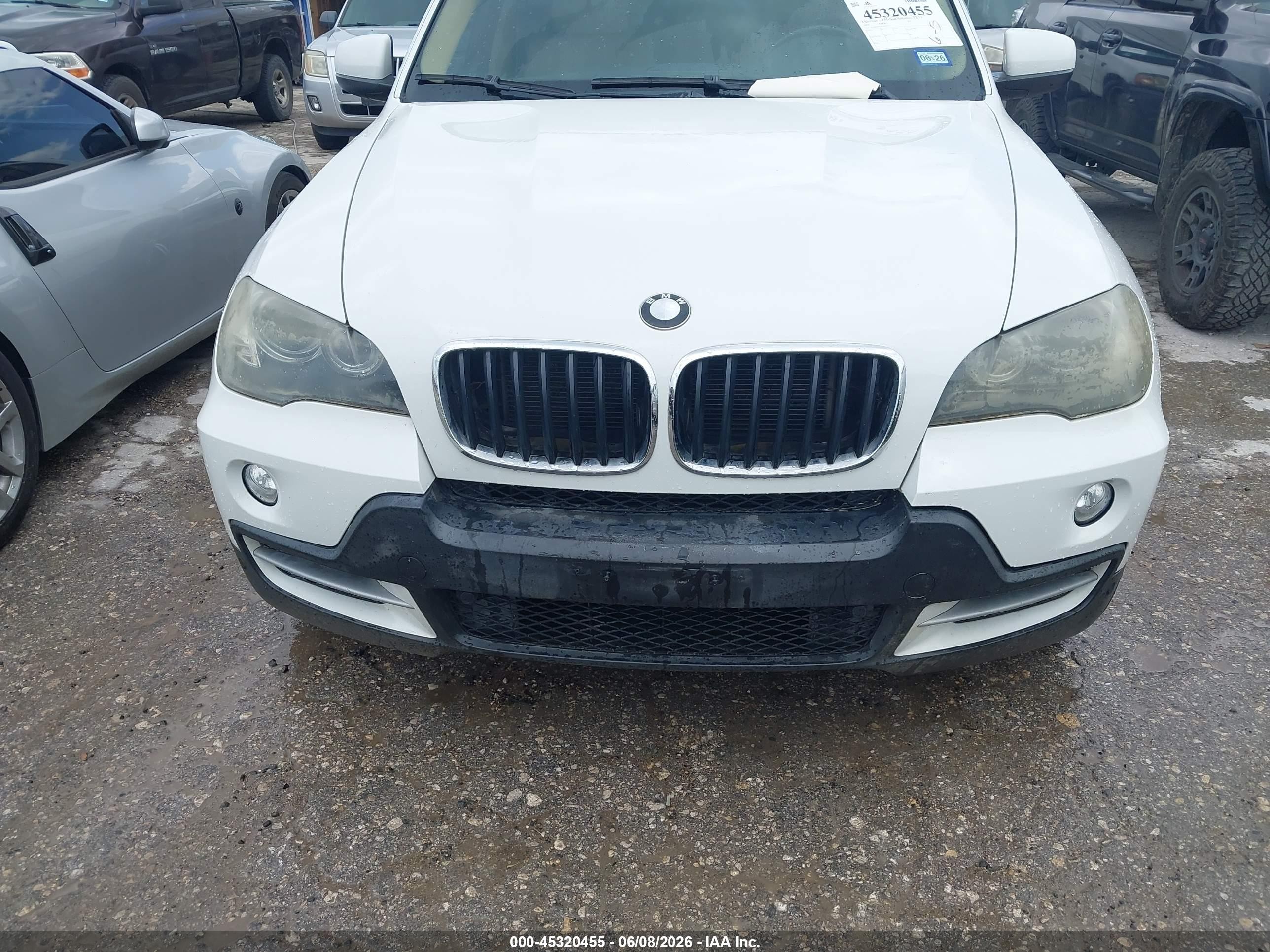 2009 Bmw X5 Xdrive30i White vin: 5UXFE43529L262753