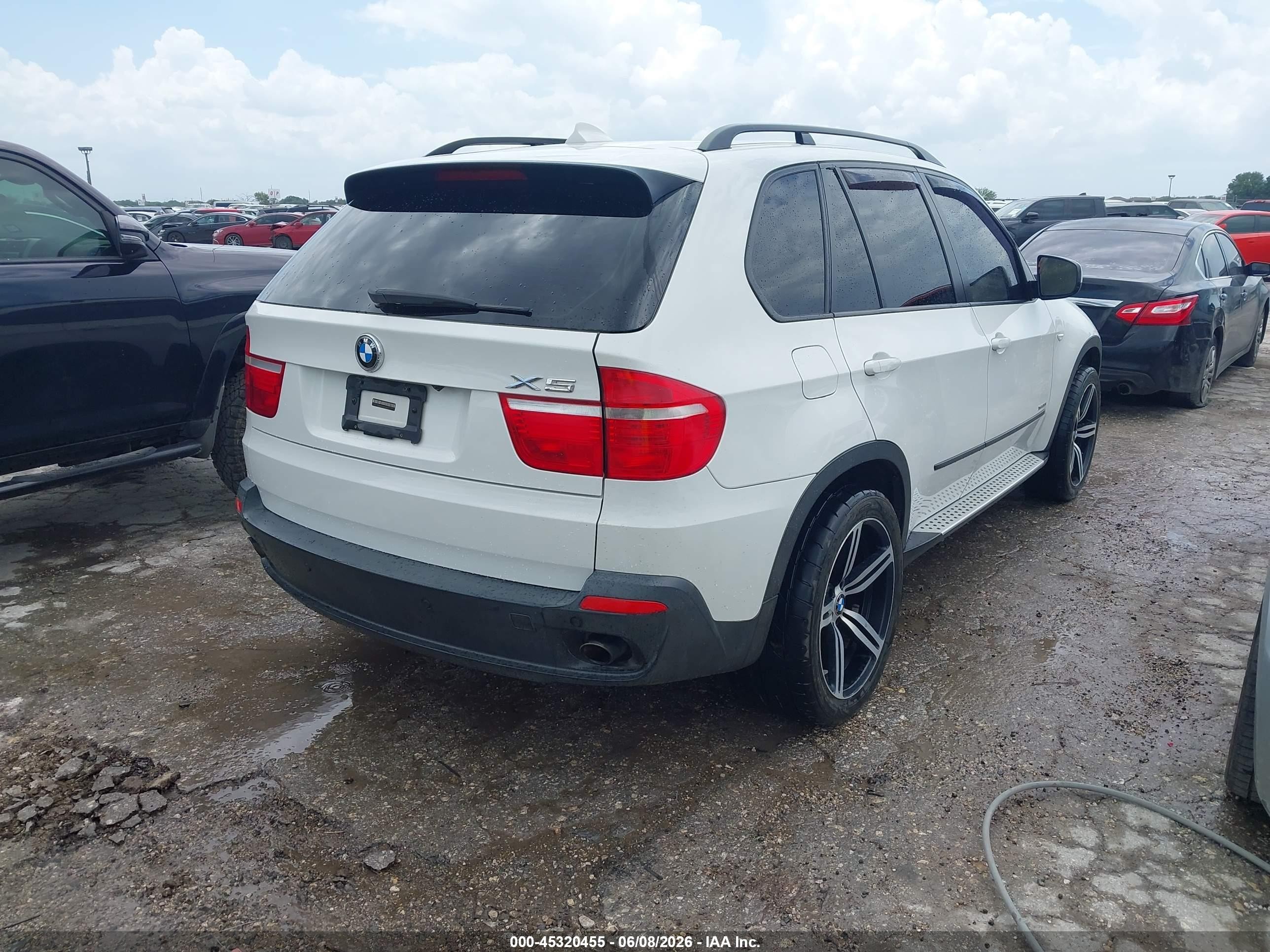 2009 Bmw X5 Xdrive30i White vin: 5UXFE43529L262753
