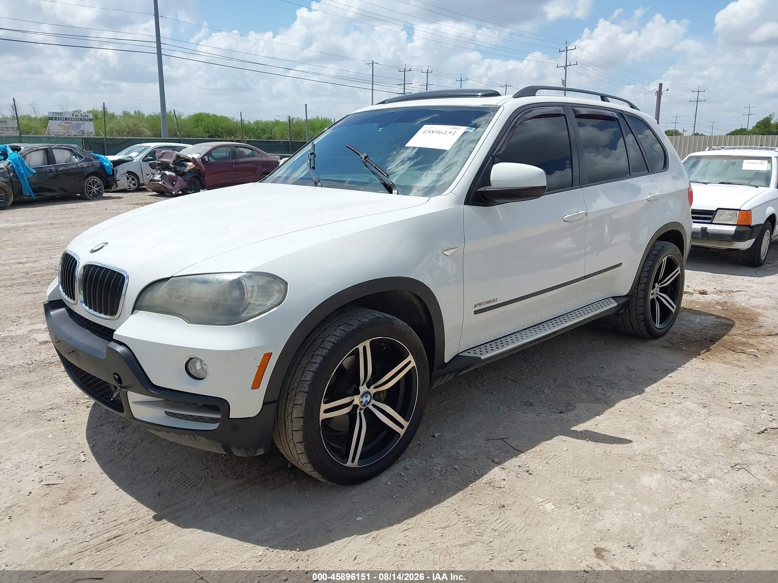 2009 Bmw X5 Xdrive30i Белый vin: 5UXFE43529L262753