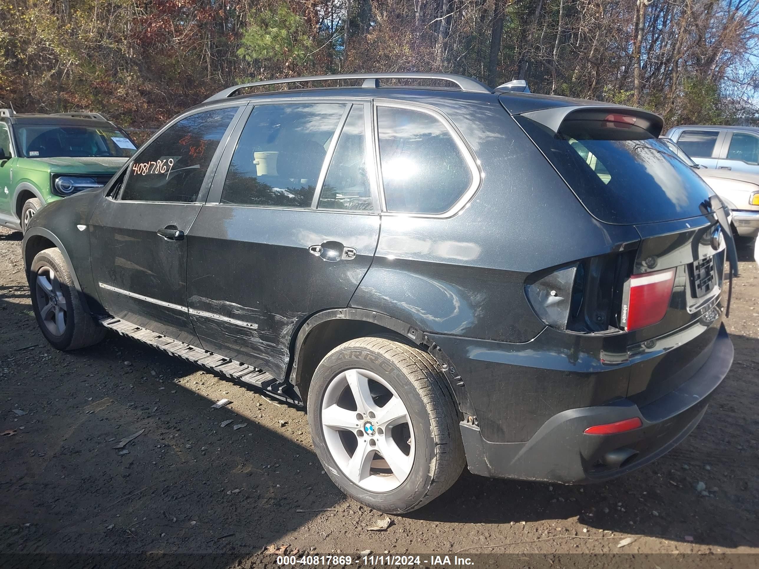 2009 Bmw X5 Xdrive30i Black vin: 5UXFE43529L271646