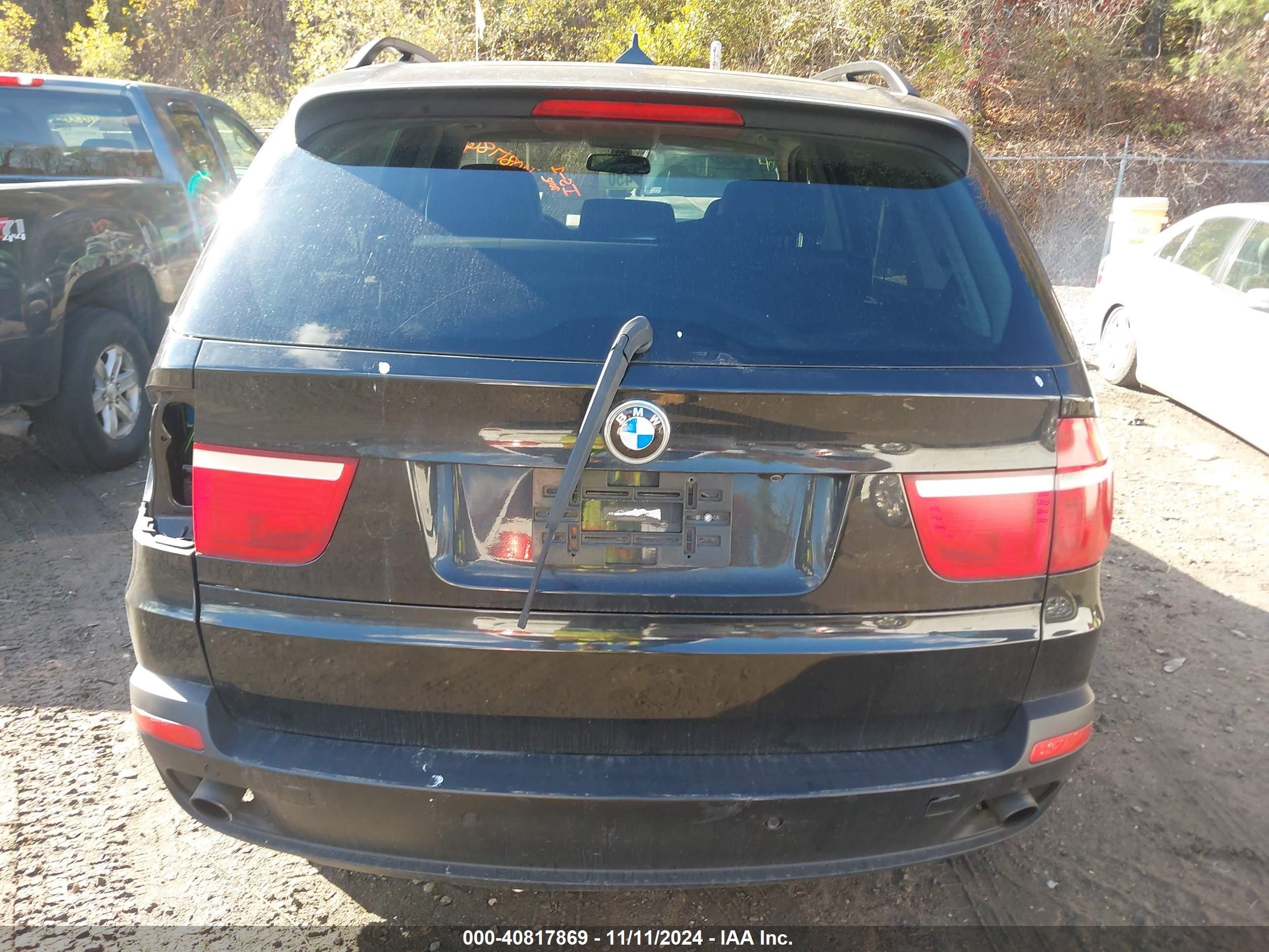 2009 Bmw X5 Xdrive30i Black vin: 5UXFE43529L271646
