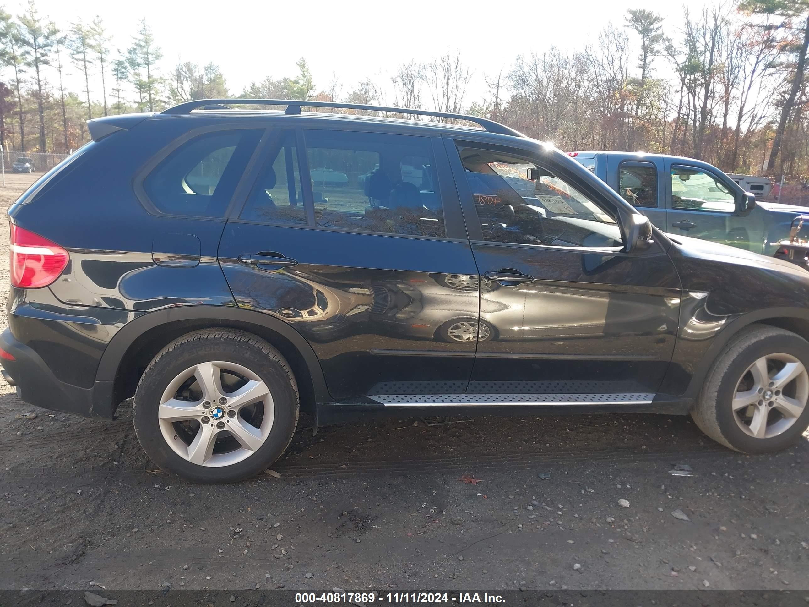 2009 Bmw X5 Xdrive30i Black vin: 5UXFE43529L271646