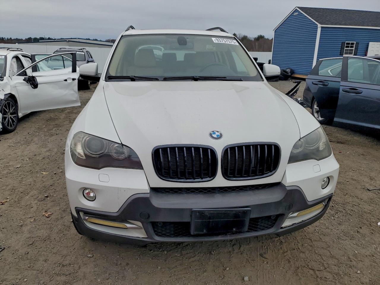 2009 Bmw X5 Xdrive30i White vin: 5UXFE43529L273378