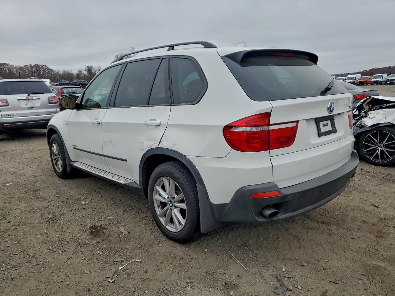 2009 Bmw X5 Xdrive30i White vin: 5UXFE43529L273378