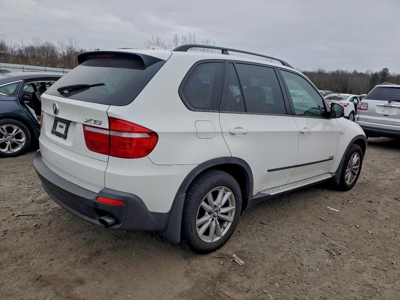 2009 Bmw X5 Xdrive30i White vin: 5UXFE43529L273378