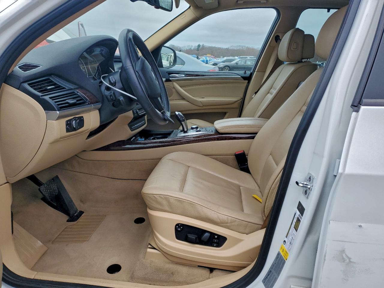 2009 Bmw X5 Xdrive30i White vin: 5UXFE43529L273378