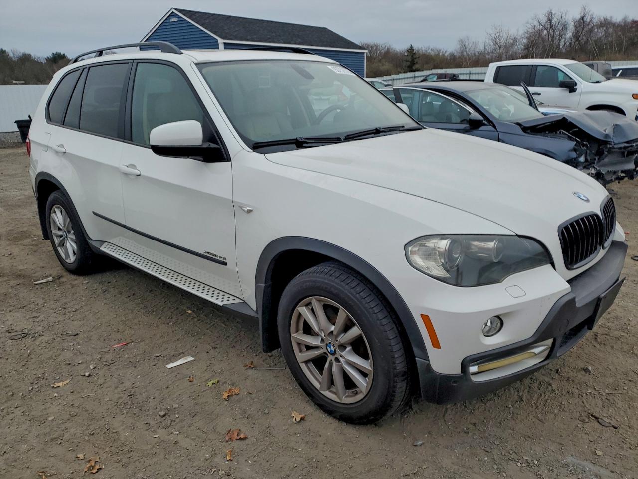 2009 Bmw X5 Xdrive30i White vin: 5UXFE43529L273378