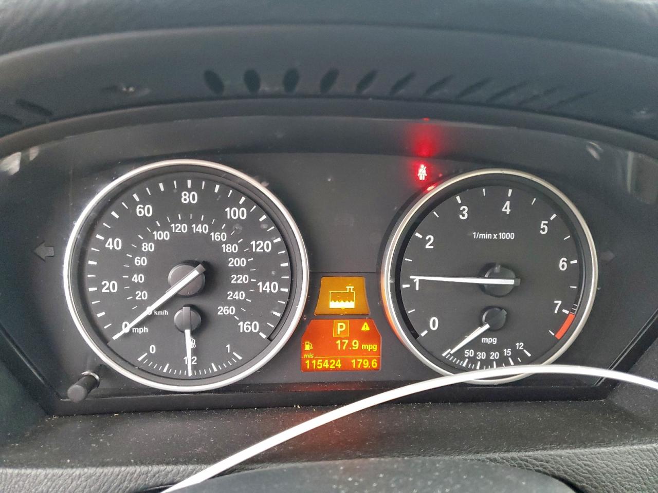 2009 Bmw X5 Xdrive30i White vin: 5UXFE43529L273378