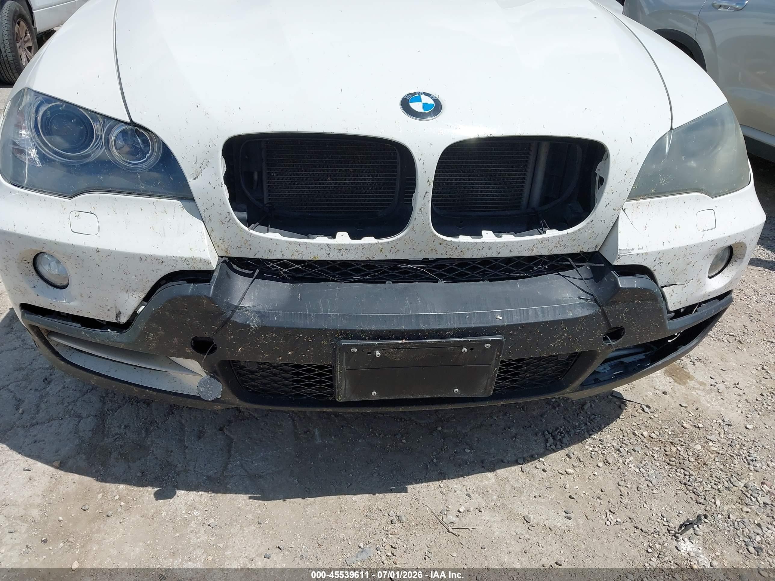 2009 Bmw X5 Xdrive30i White vin: 5UXFE43529L274319