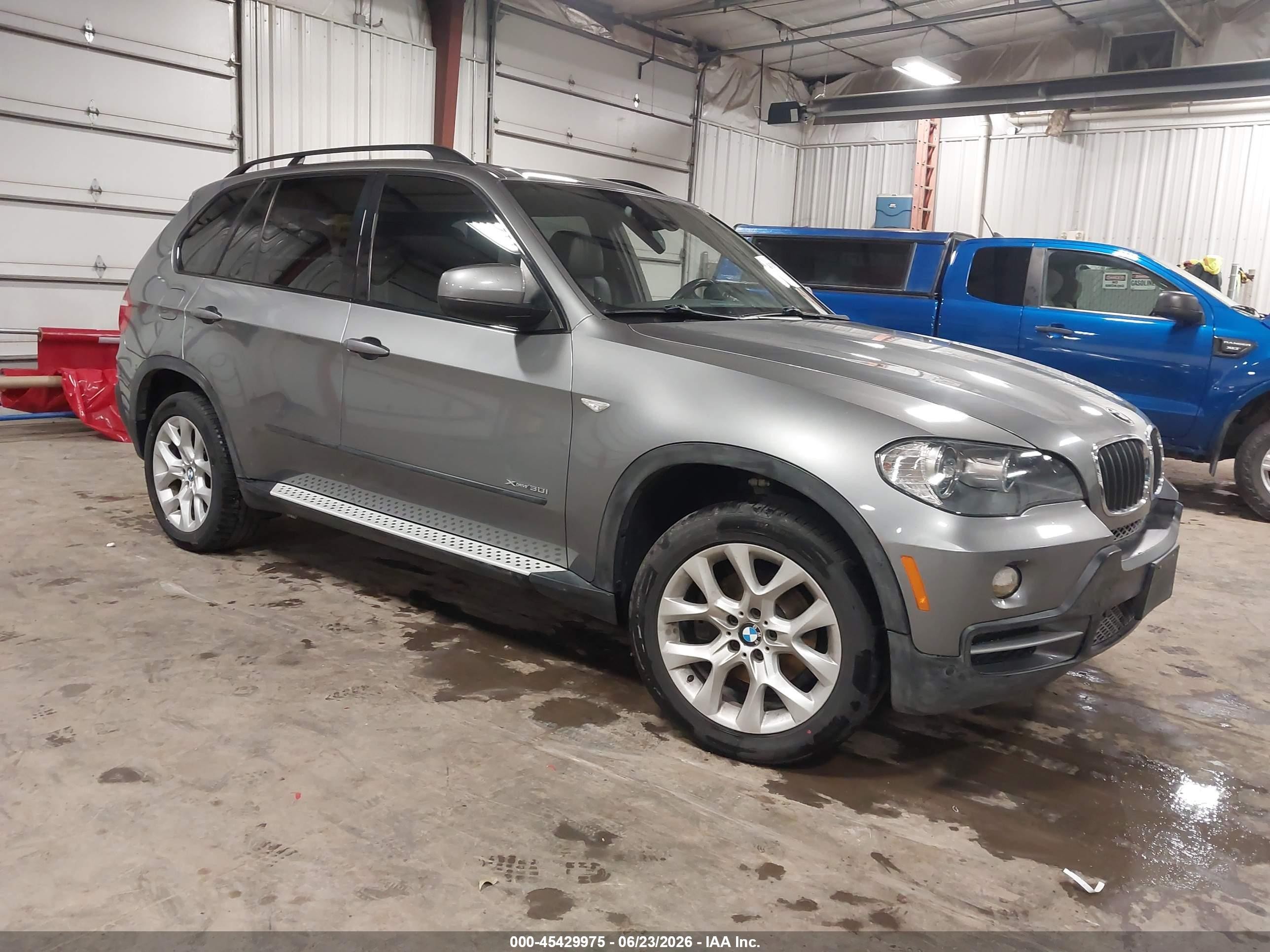 2009 Bmw X5 Xdrive30i Gray vin: 5UXFE43529L275308