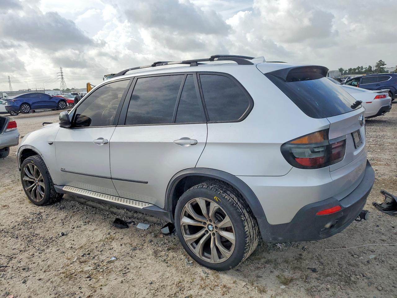 2008 Bmw X5 3.0i Silver vin: 5UXFE43538L007897