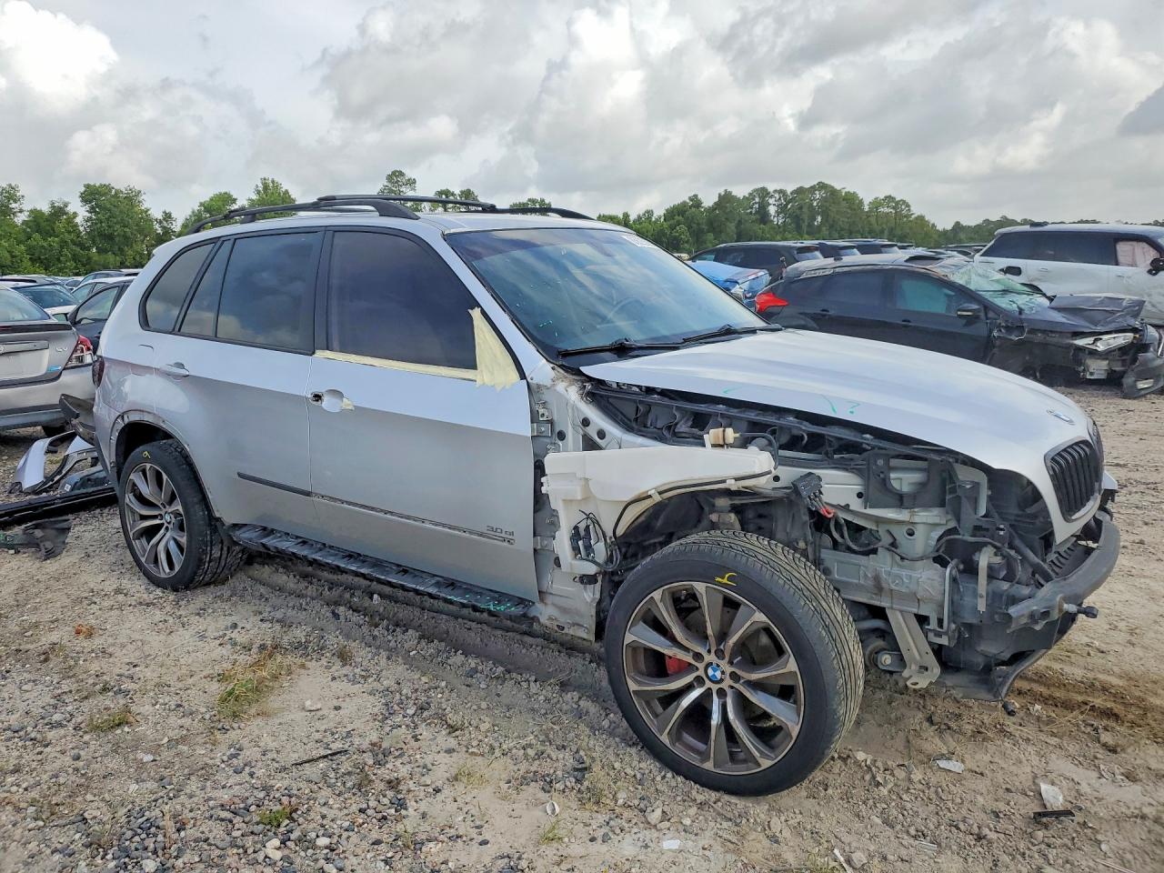 2008 Bmw X5 3.0i Silver vin: 5UXFE43538L007897