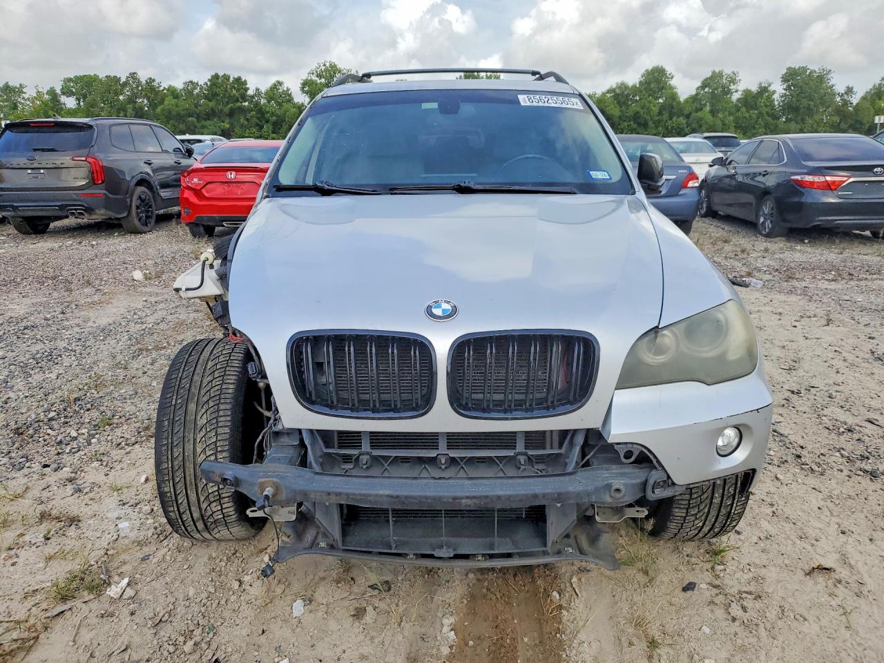 2008 Bmw X5 3.0i Silver vin: 5UXFE43538L007897