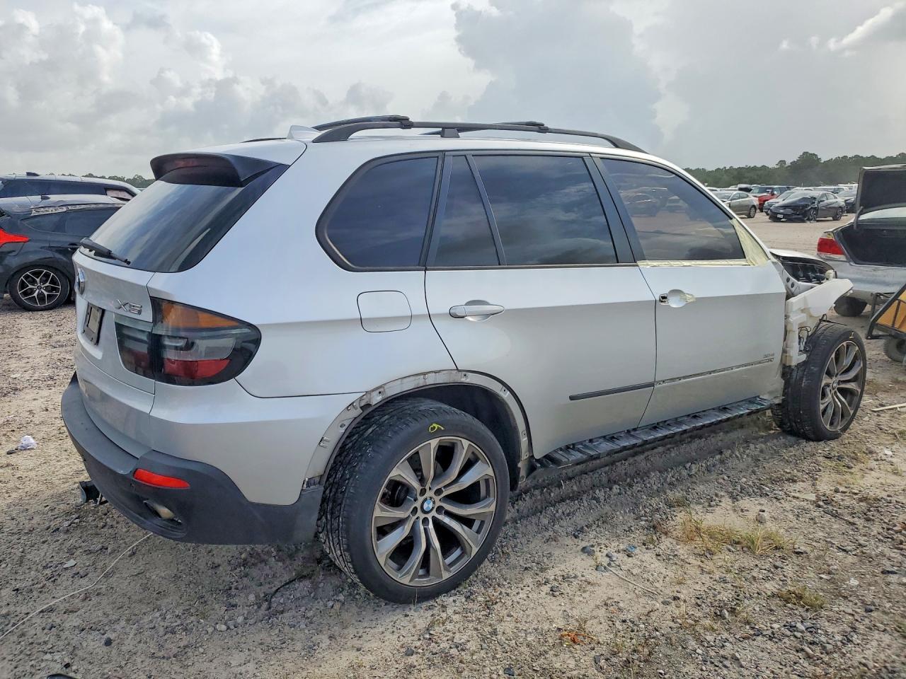 2008 Bmw X5 3.0i Silver vin: 5UXFE43538L007897