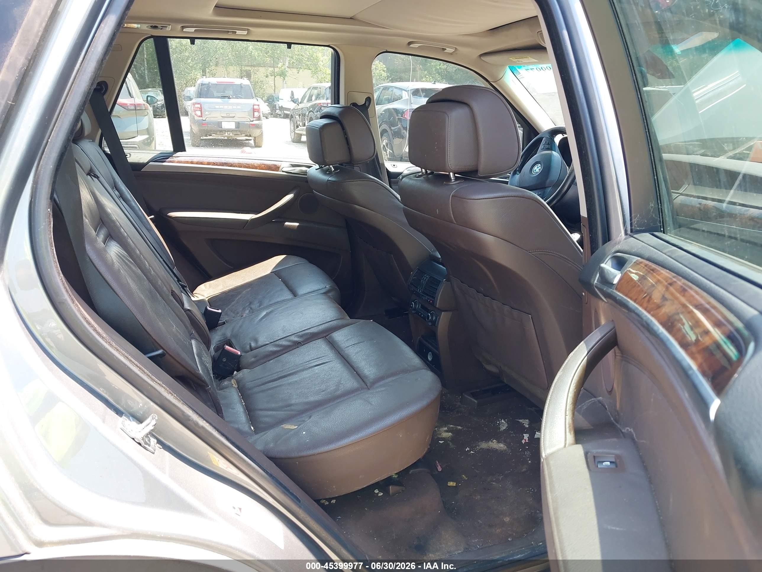 2008 Bmw X5 3.0si Gray vin: 5UXFE43538L008208